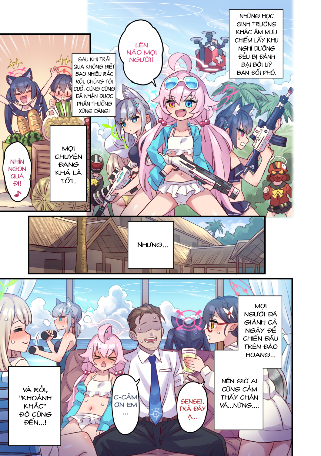 Đọc truyện hentai Sách về việc vượt ranh giới với học sinh - Oneshot