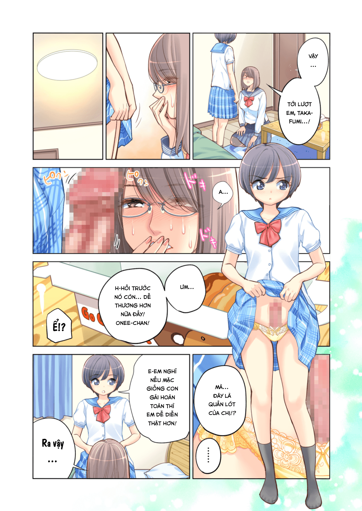 Đọc truyện hentai Kyoudai Shikkaku - Onehsot