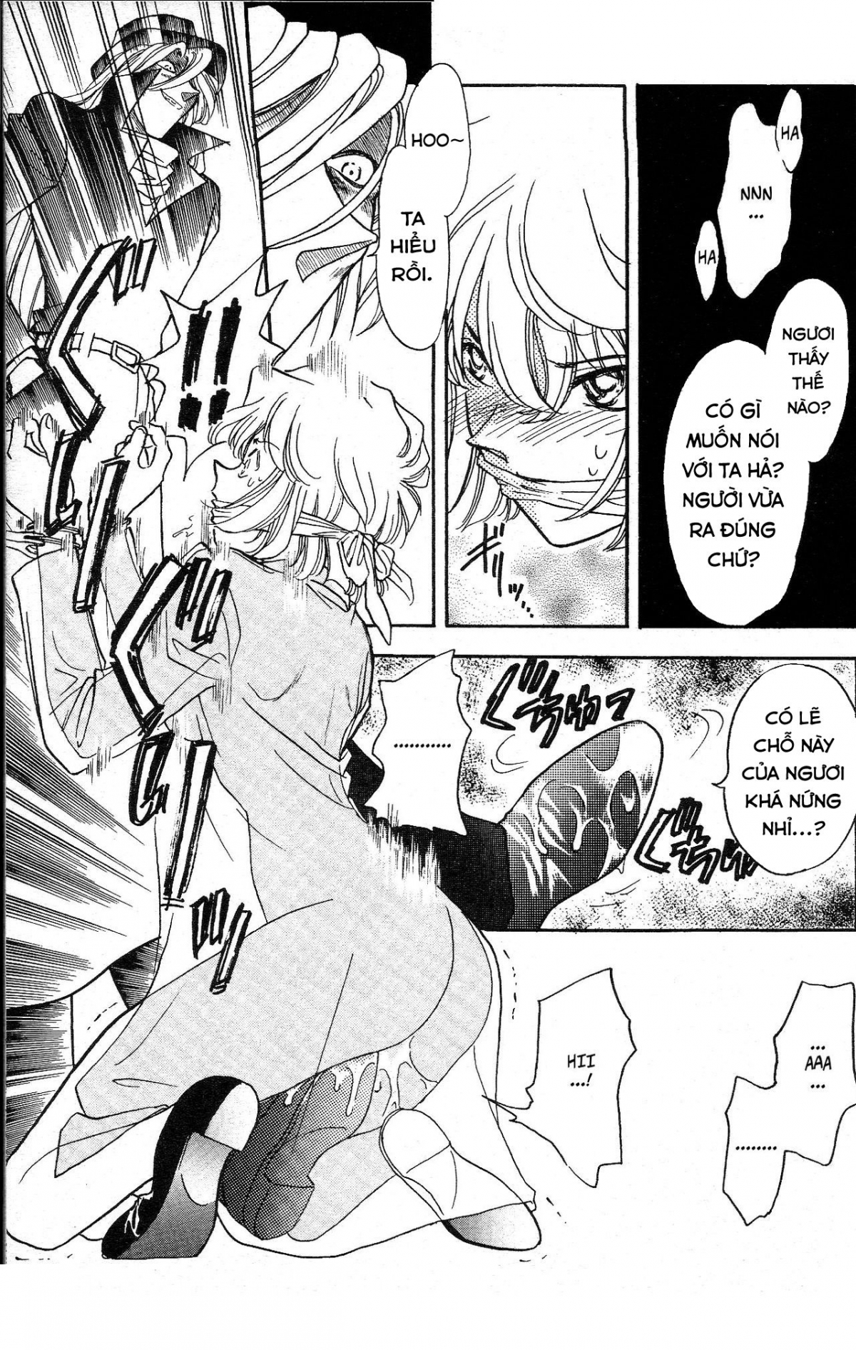 Đọc truyện hentai Sherry và tổ chức áo đen - Oneshot