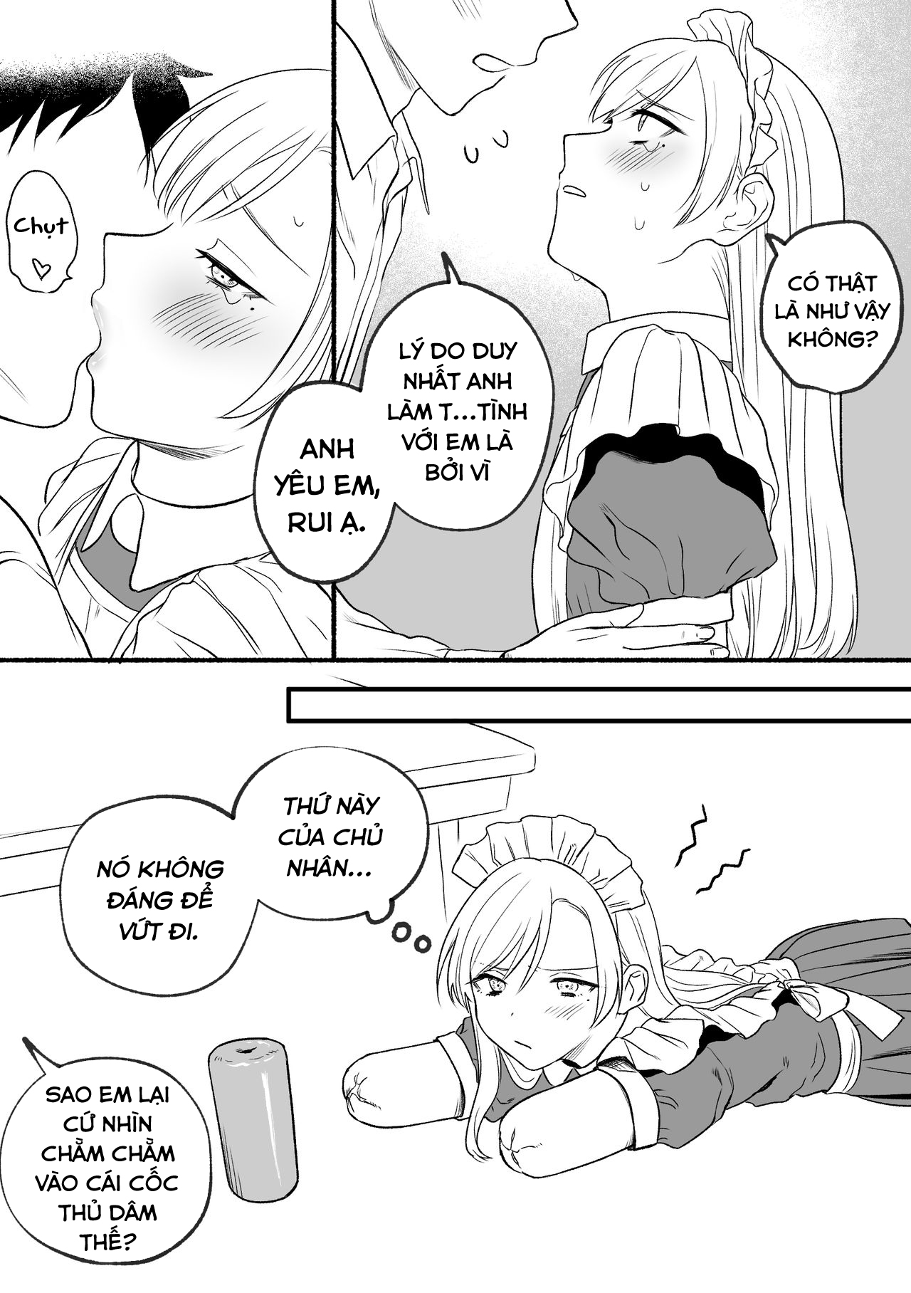 Đọc truyện hentai Hầu gái Rui - Oneshot