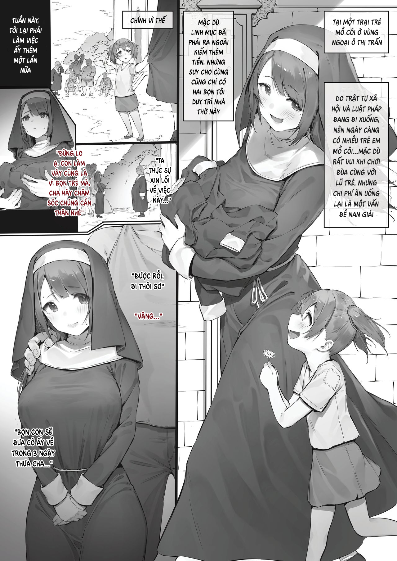 Đọc truyện hentai Công việc của nữ tu - Oneshot