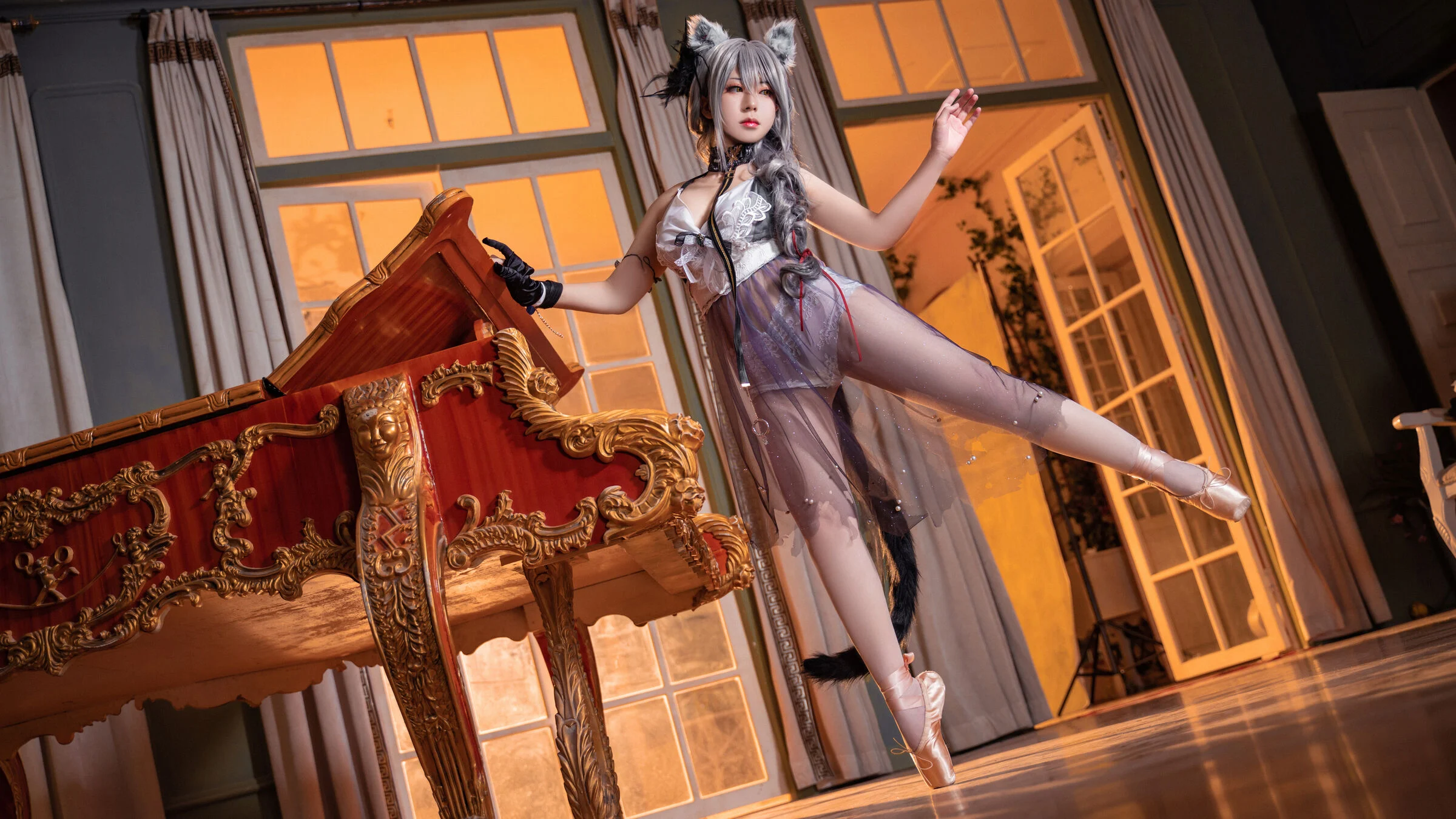 Đọc truyện hentai Tuyển tập Albums siêu phẩm Cosplay - Chap 464 - Tiger Sensen - Arknights - Schwarz