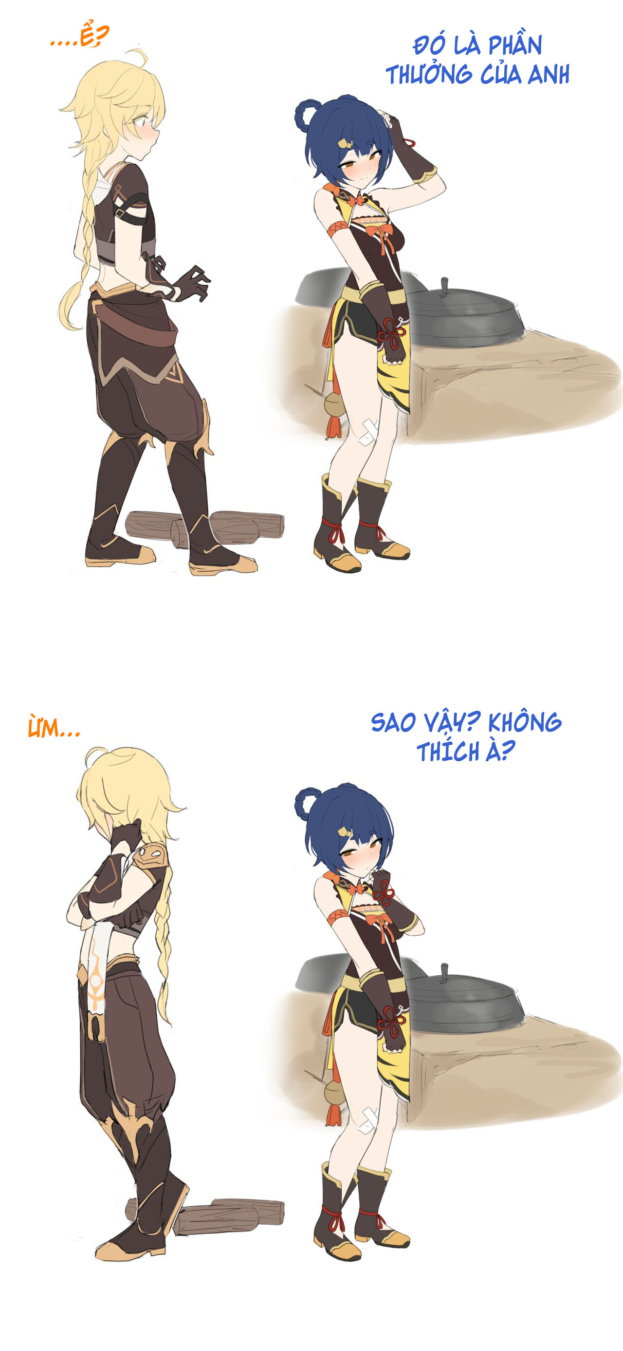 Đọc truyện hentai Xiangling sếch với Aether - Oneshot