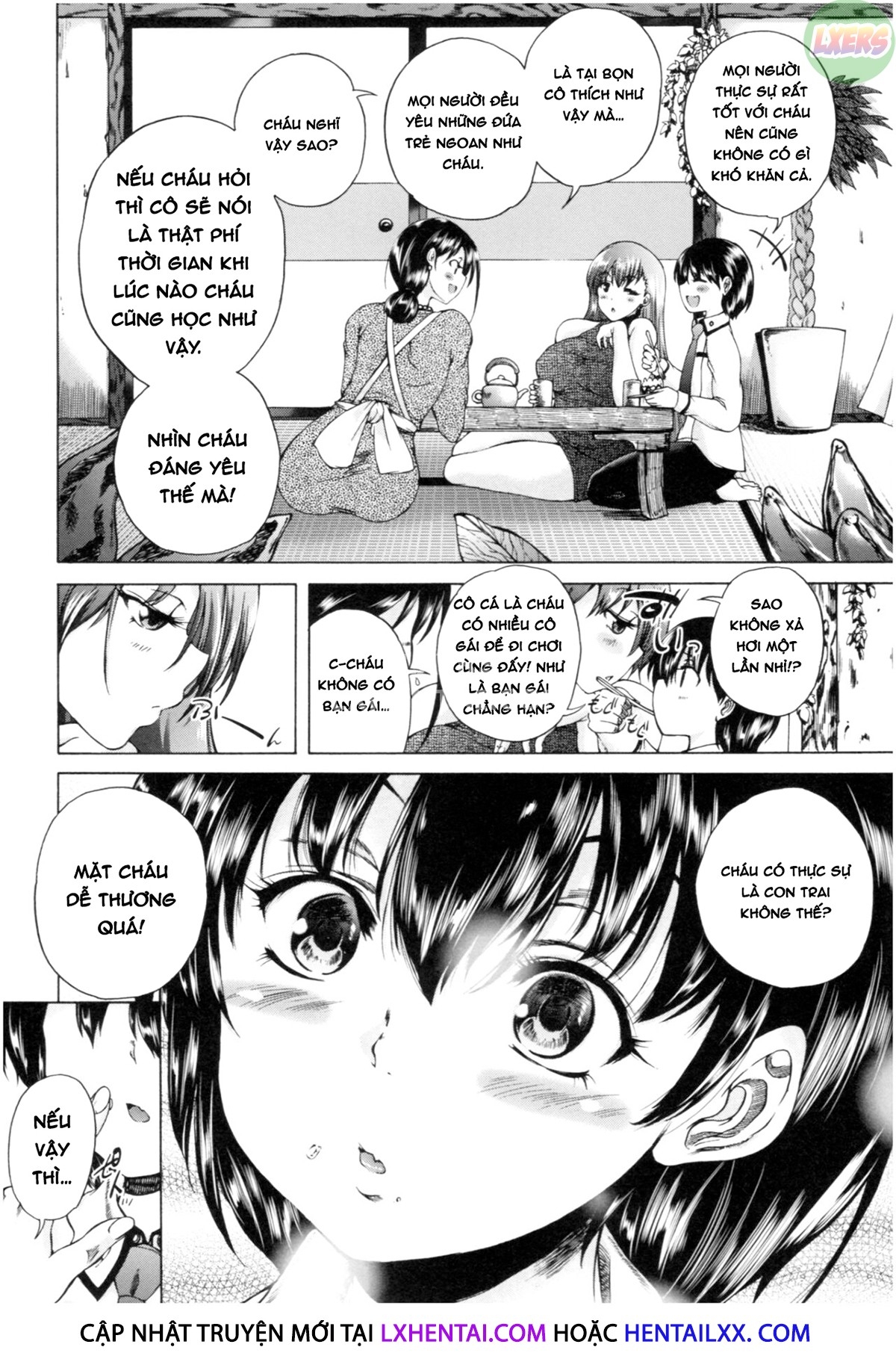 Đọc truyện hentai Oba-Shota Harem - Chap 1