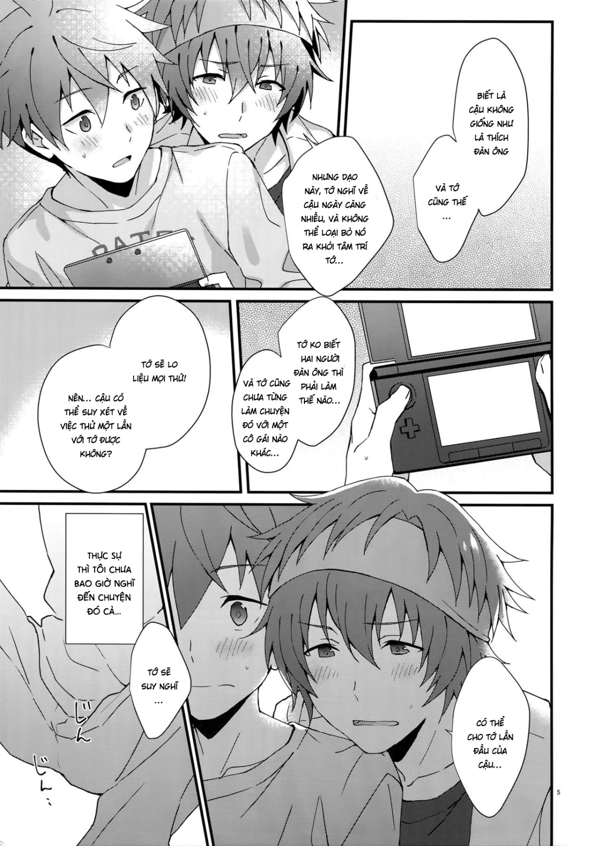 Đọc truyện hentai [Yaoi] Thoát kiếp trai tân! - Oneshot