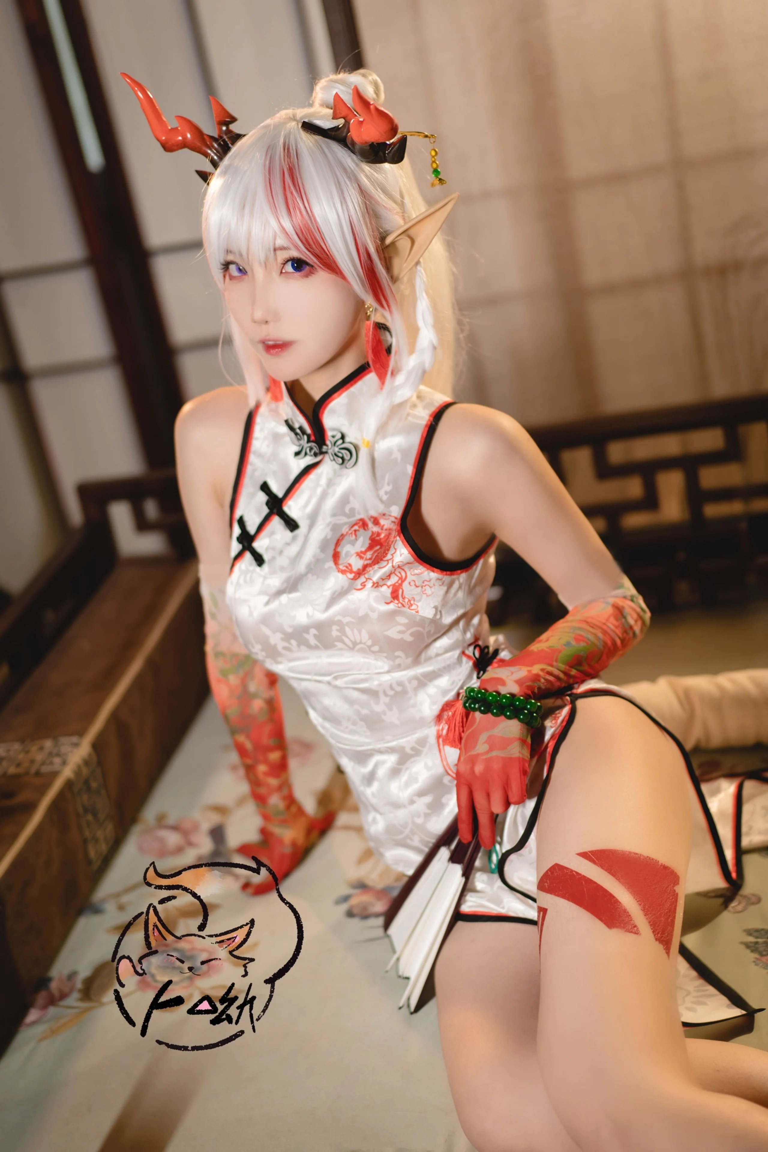 Đọc truyện hentai Tuyển tập Albums siêu phẩm Cosplay - Chap 632 - Bu You Mikon - Cheongsam Happy