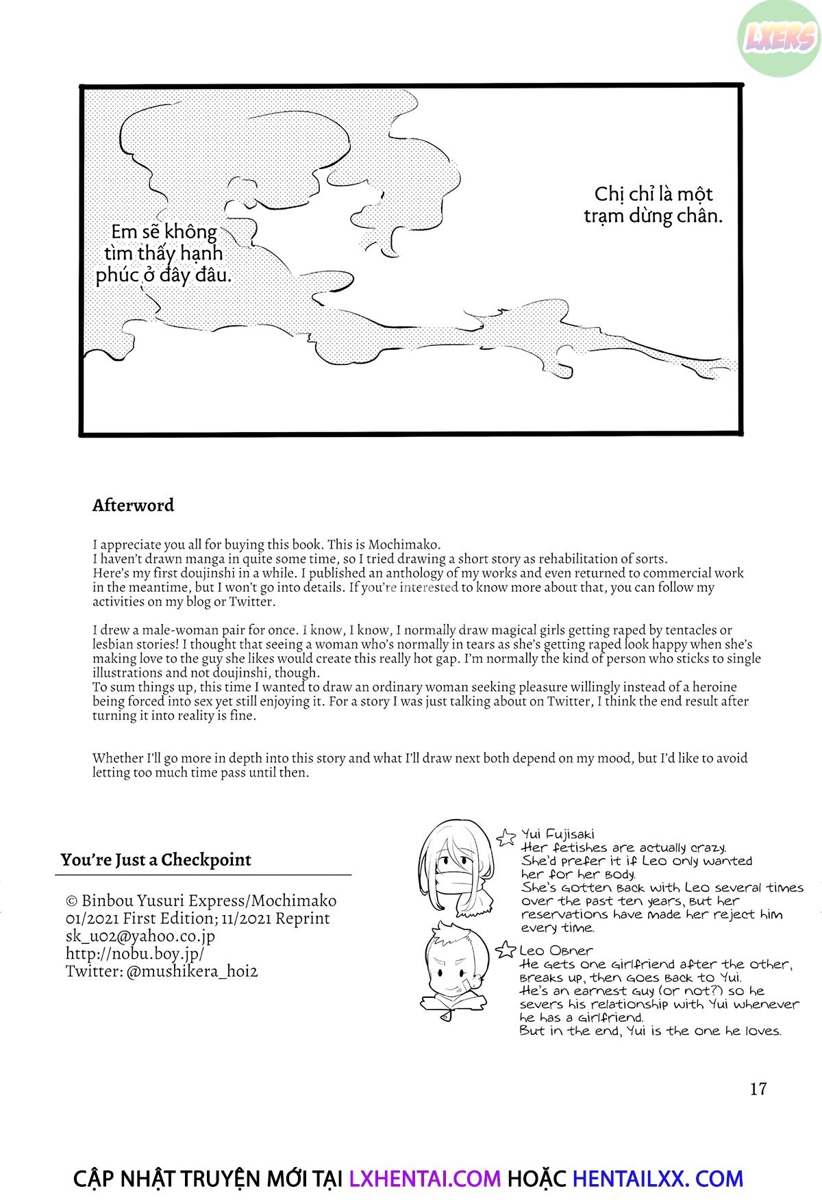 Đọc truyện hentai Chị không phải kẻ tội lỗi duy nhất - Chap 2 - You are Just a Checkpoint