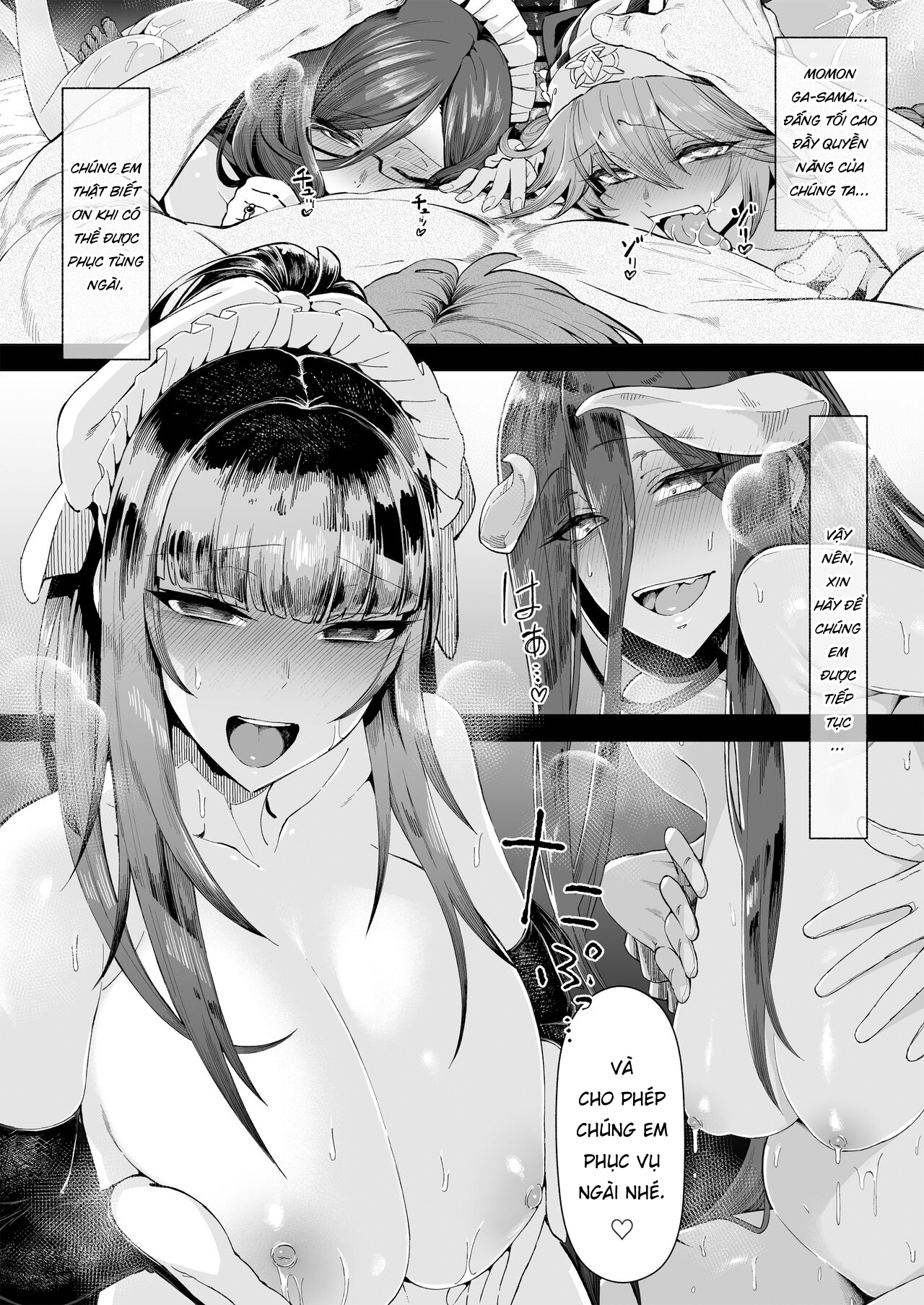 Đọc truyện hentai Chủ nhân của biệt đội nữ hầu - Oneshot