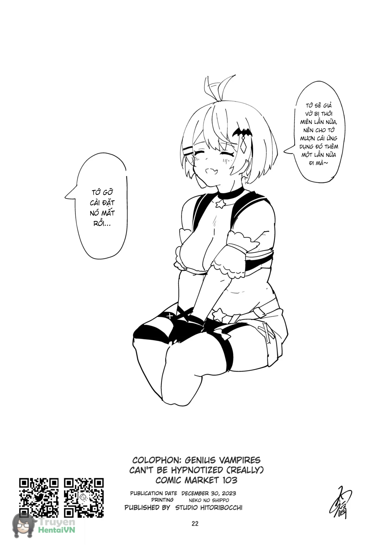 Đọc truyện hentai Genius Vampires Don't Fall for Hypnosis - Oneshot