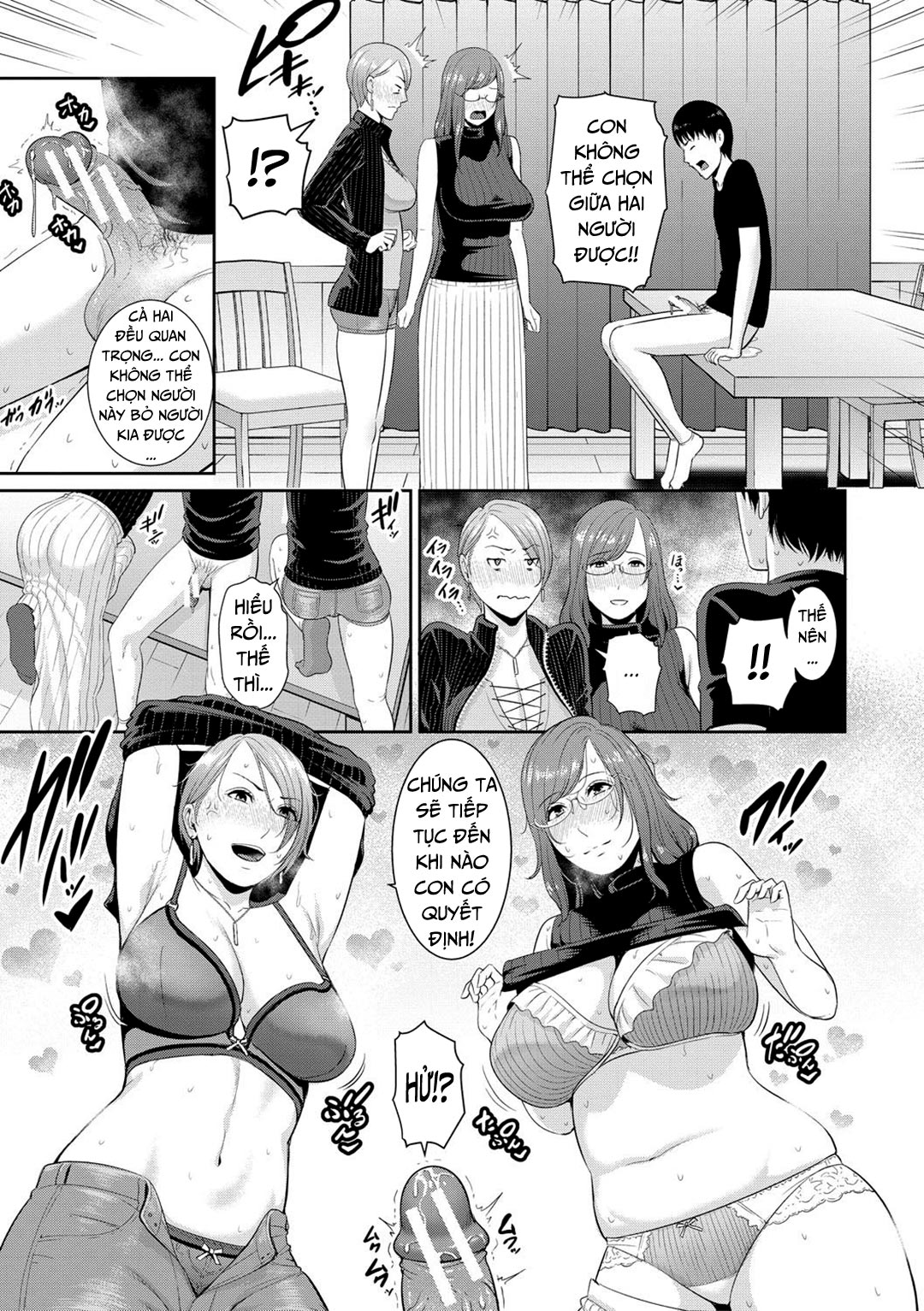 Đọc truyện hentai Ba người mẹ cuồng dâm - Chap 4
