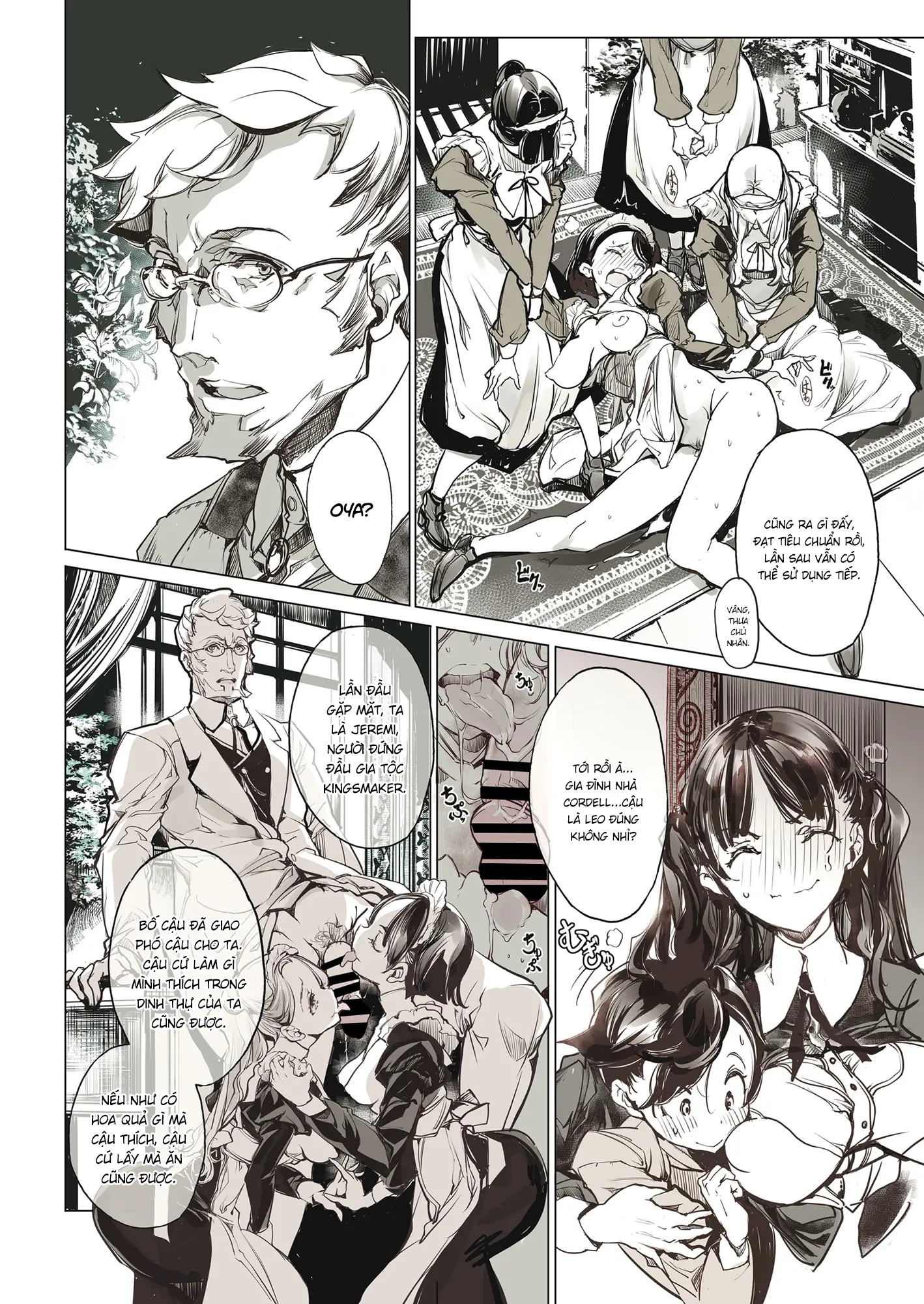 Đọc truyện hentai Dinh thự hầu gái Beatrice - Nửa đầu