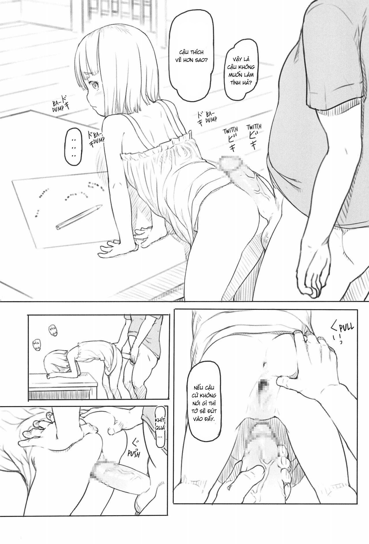 Đọc truyện hentai Sử dụng cô bạn chậm phát triển như cái bình chứa tôn - Chap 2