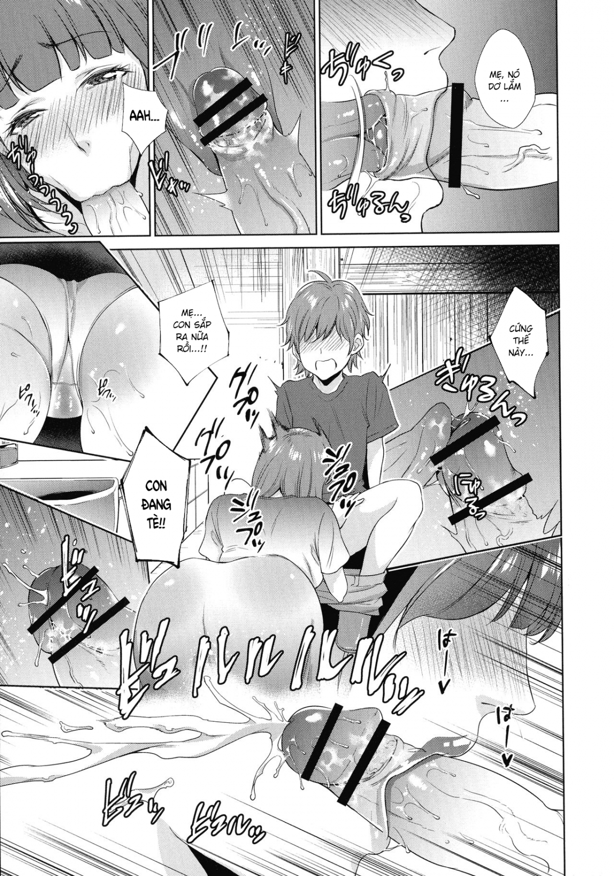 Đọc truyện hentai Ngày mà tôi hoà làm một với mẹ - Chap 2