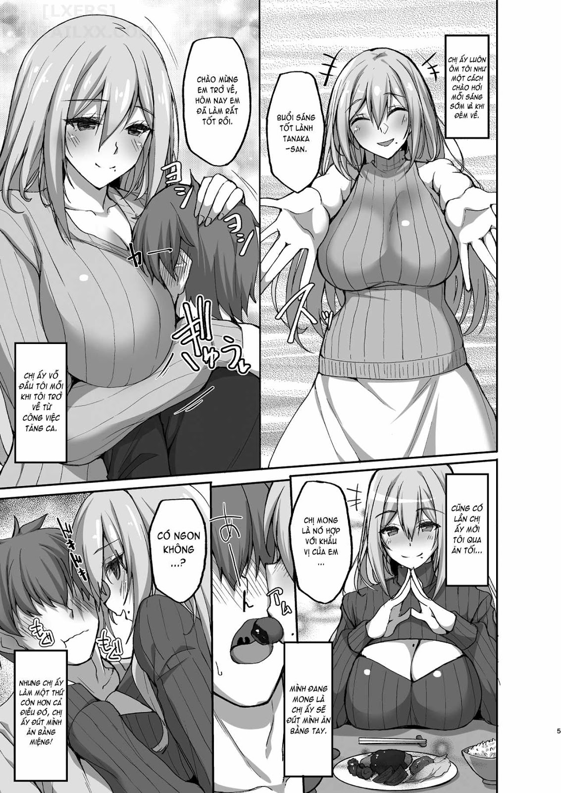 Đọc truyện hentai Ecchi Na Onee-San Wa, Suki Desu Ka? - Chap 1 - Có che