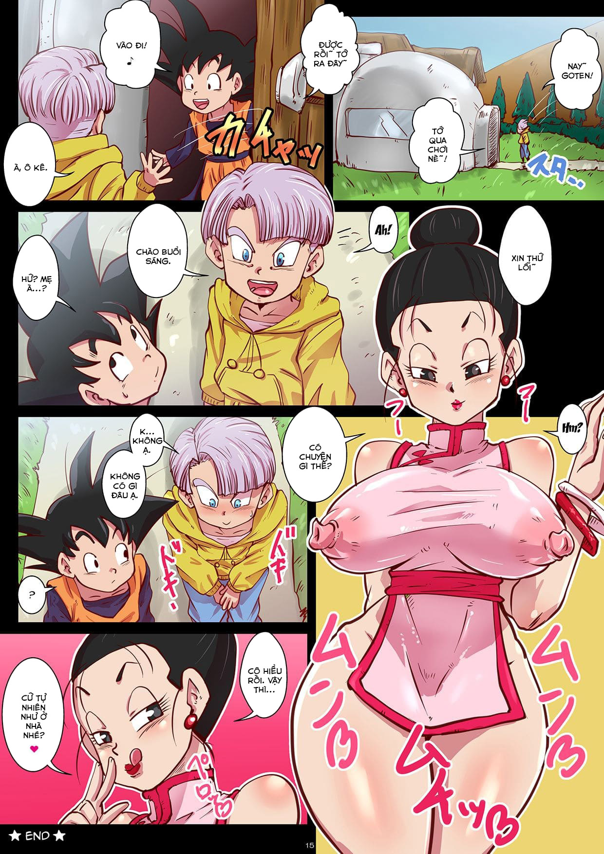 Đọc truyện hentai Goten Kameha ra tinh trùng! - Oneshot