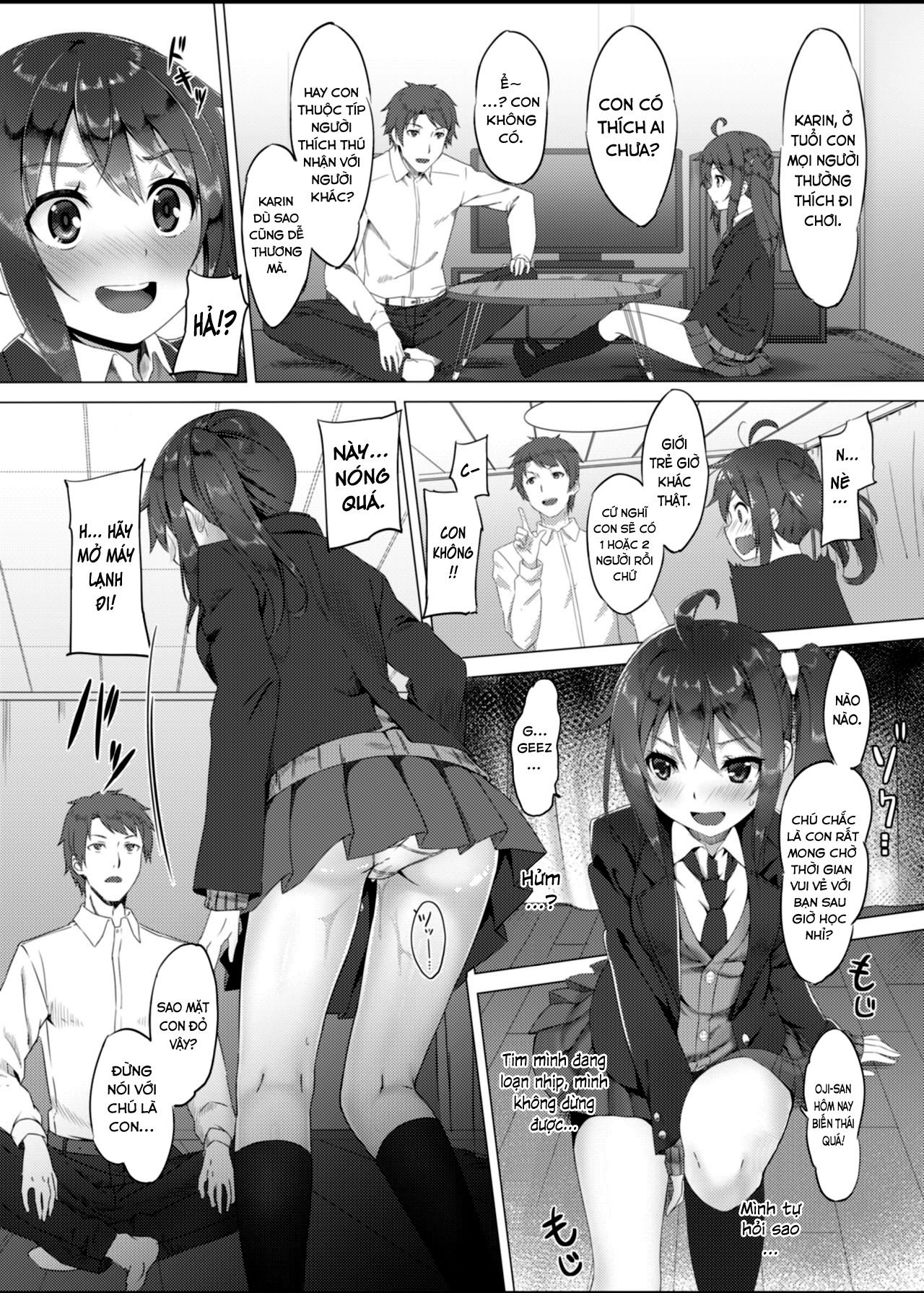 Đọc truyện hentai Nhất ký huấn luyện bé Karin tại nhà - Oneshot