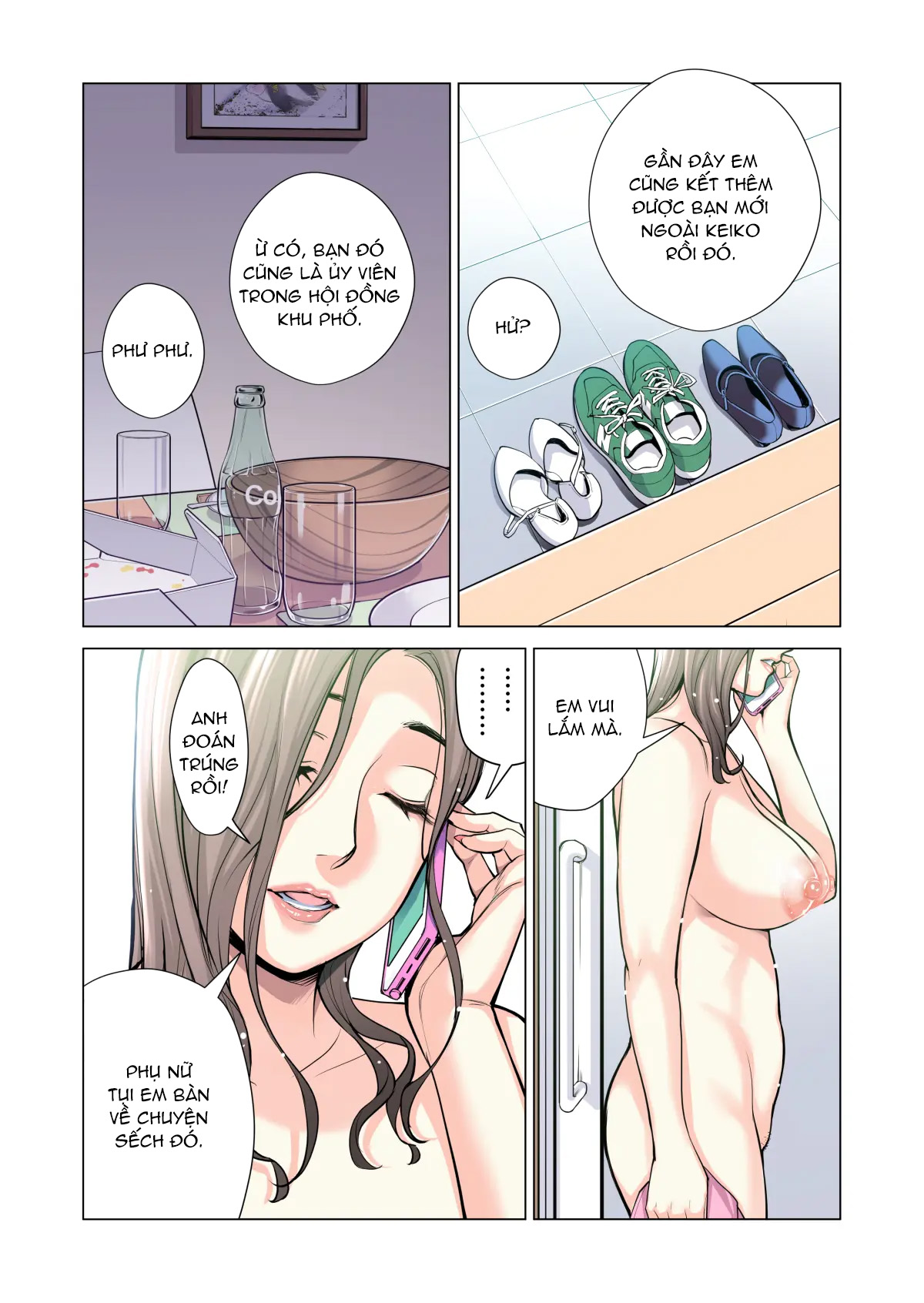 Đọc truyện hentai Bà chị có chồng ở tổ dân phố rất gợi tình 3: Bữa ăn của người có chồng - Oneshot