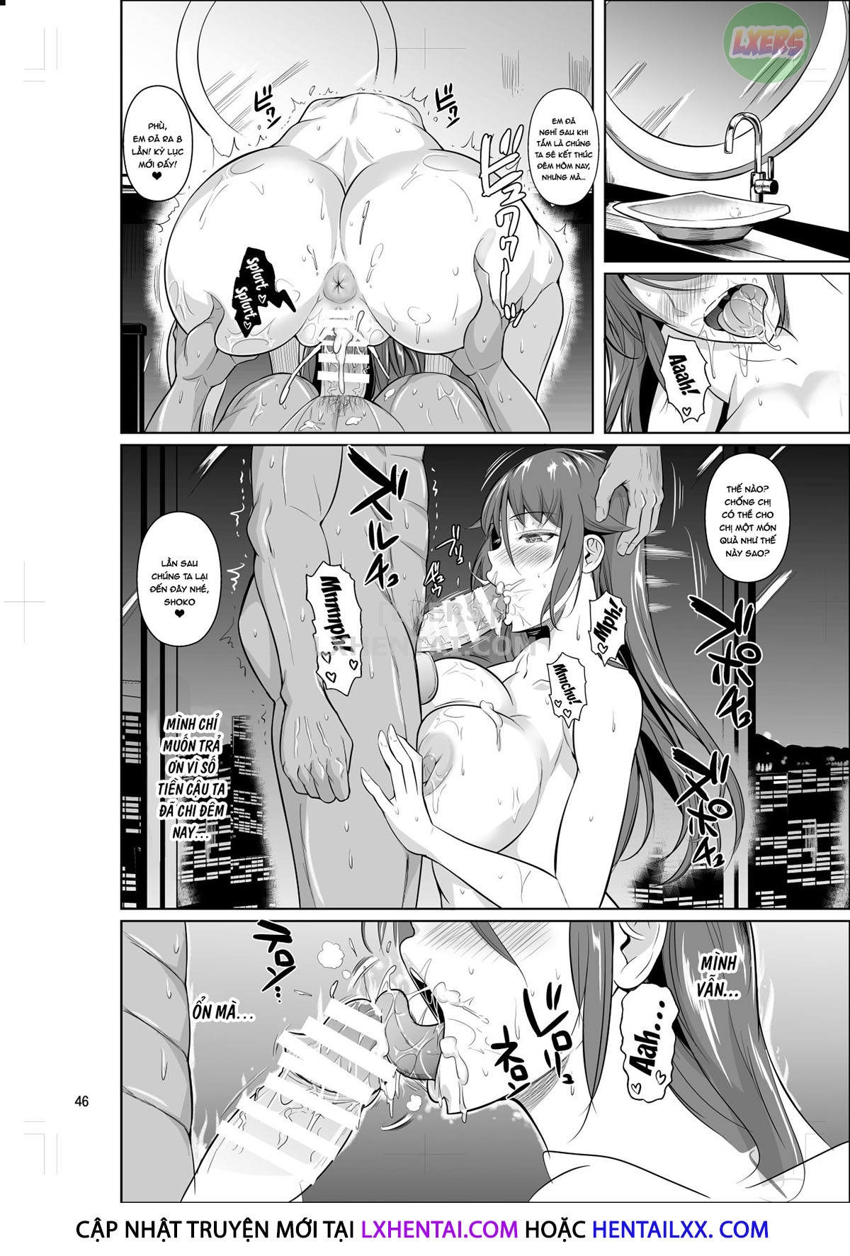 Đọc truyện hentai The Downtown Shopping Street's Wife's Holes - Chap 4