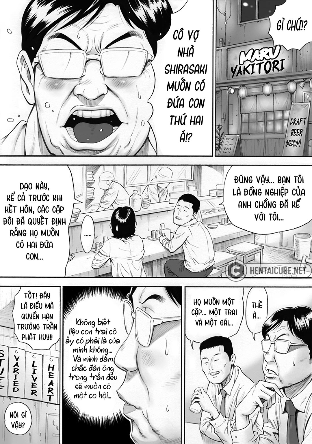 Đọc truyện hentai Toàn thị trấn giúp một người vợ có thai - Chap 2 - [END]