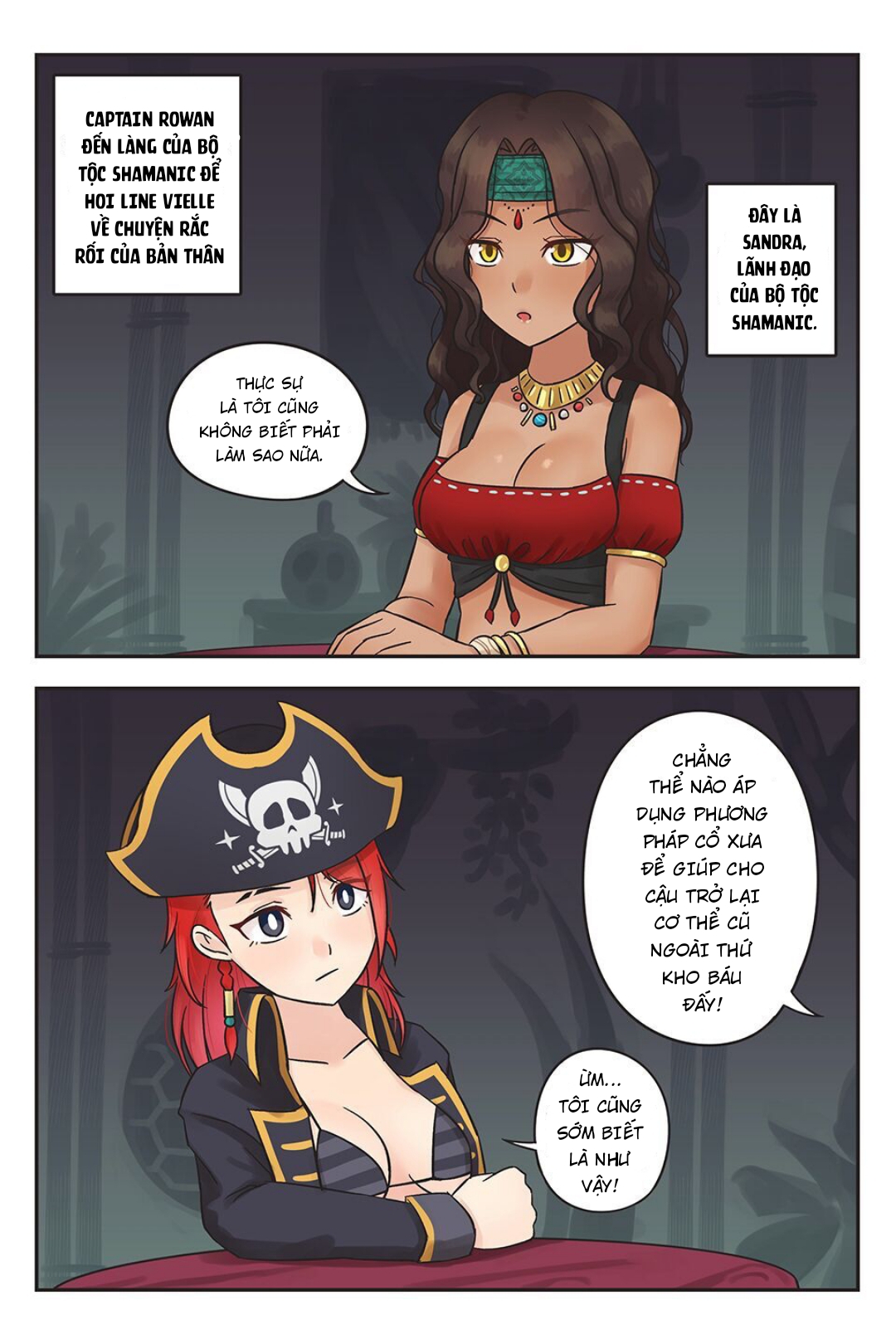 Đọc truyện hentai Rowan thuyền trưởng tóc đỏ - Chap 4