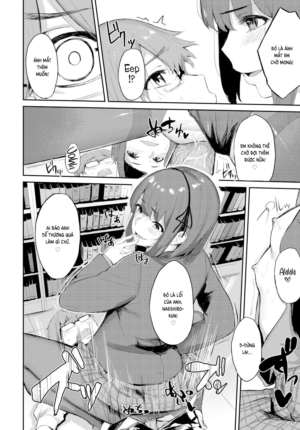 Đọc truyện hentai Library Secrets - Oneshot