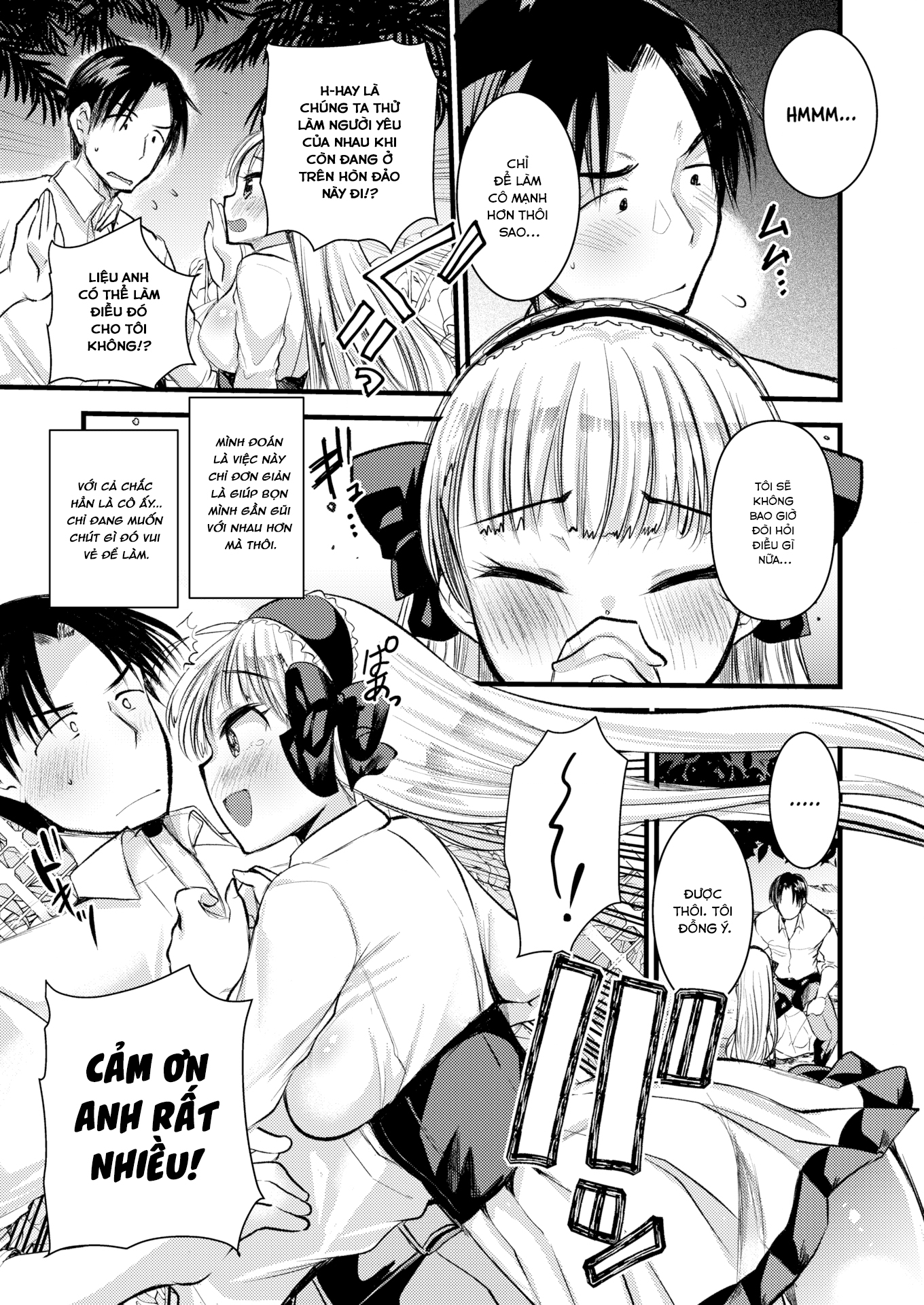 Đọc truyện hentai Cuộc sống thư thái nơi đảo hoang cùng cô Kỵ sĩ công chúa Level 1 - Chương 4