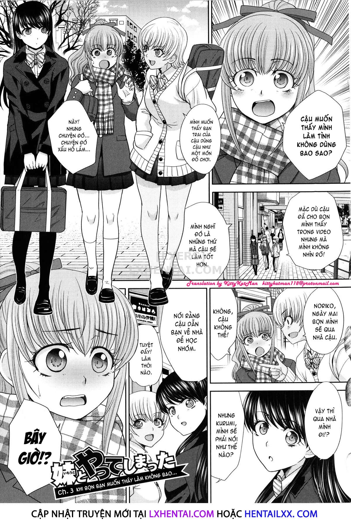 Đọc truyện hentai I Had Sex With My Sister And Then I Had Sex With Her Friends - Chap 3