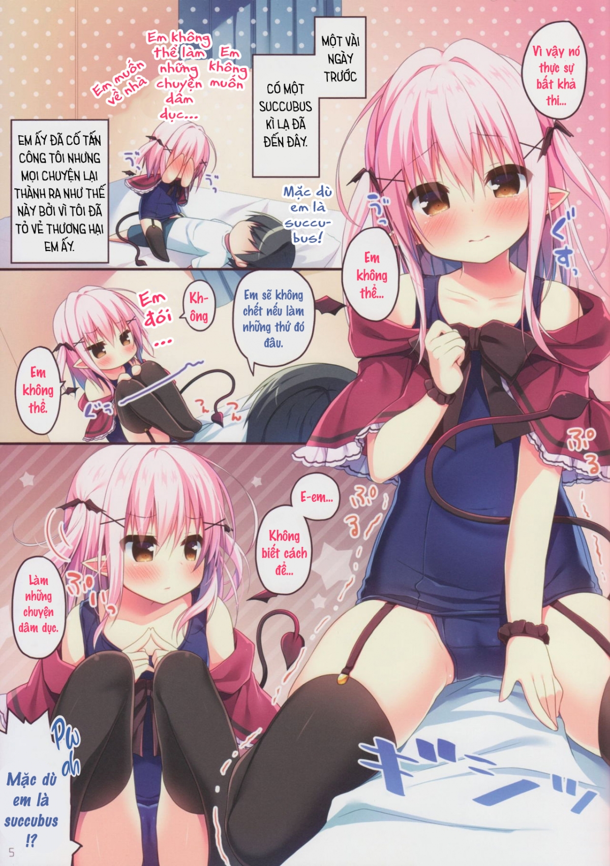 Đọc truyện hentai Succubus-chan Ikusei Nisshi - Oneshot