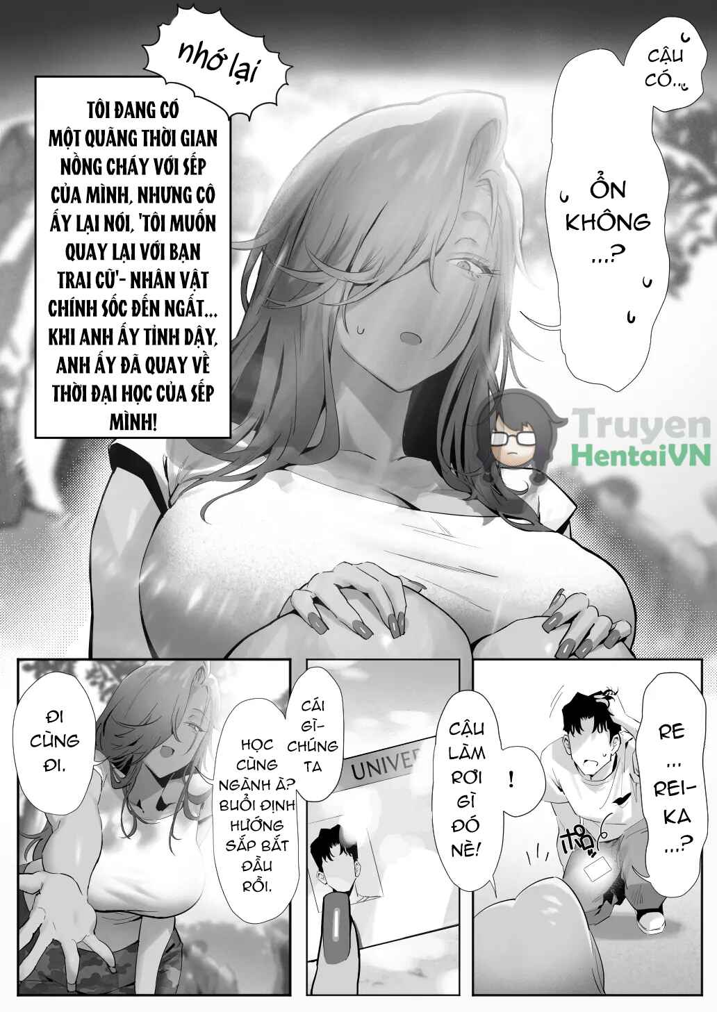 Đọc truyện hentai Onna Gal Joushi to Furin suru Hanashi 5 - Chap 1