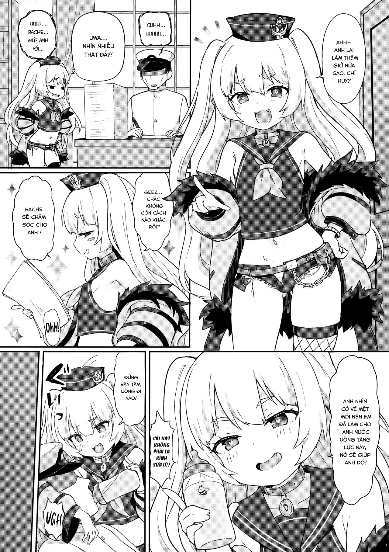 Đọc truyện hentai Leave Everything To Bache! (Azur Lane) - Oneshot