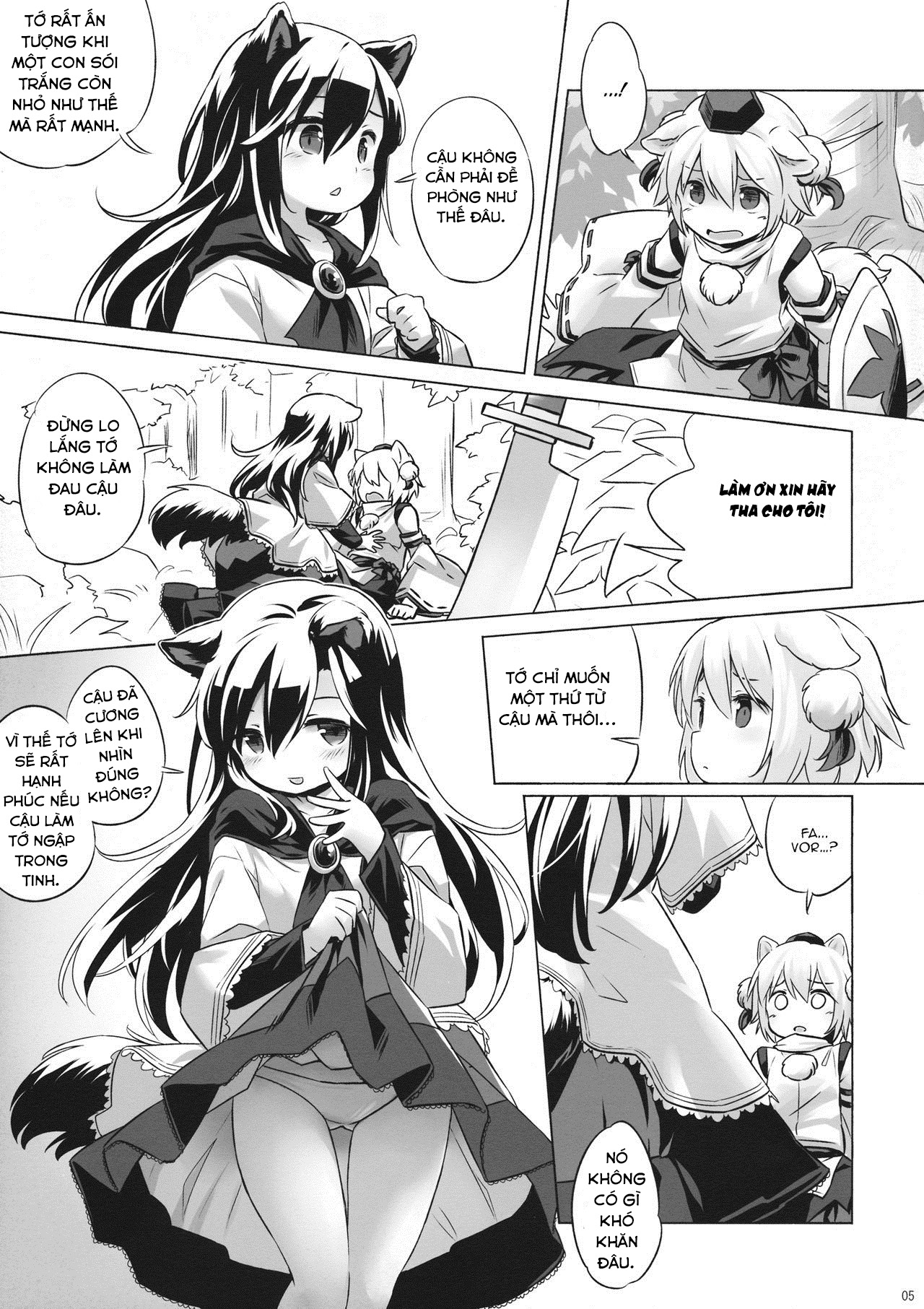 Đọc truyện hentai A starving wolf doesn’t fear the stick - Oneshot