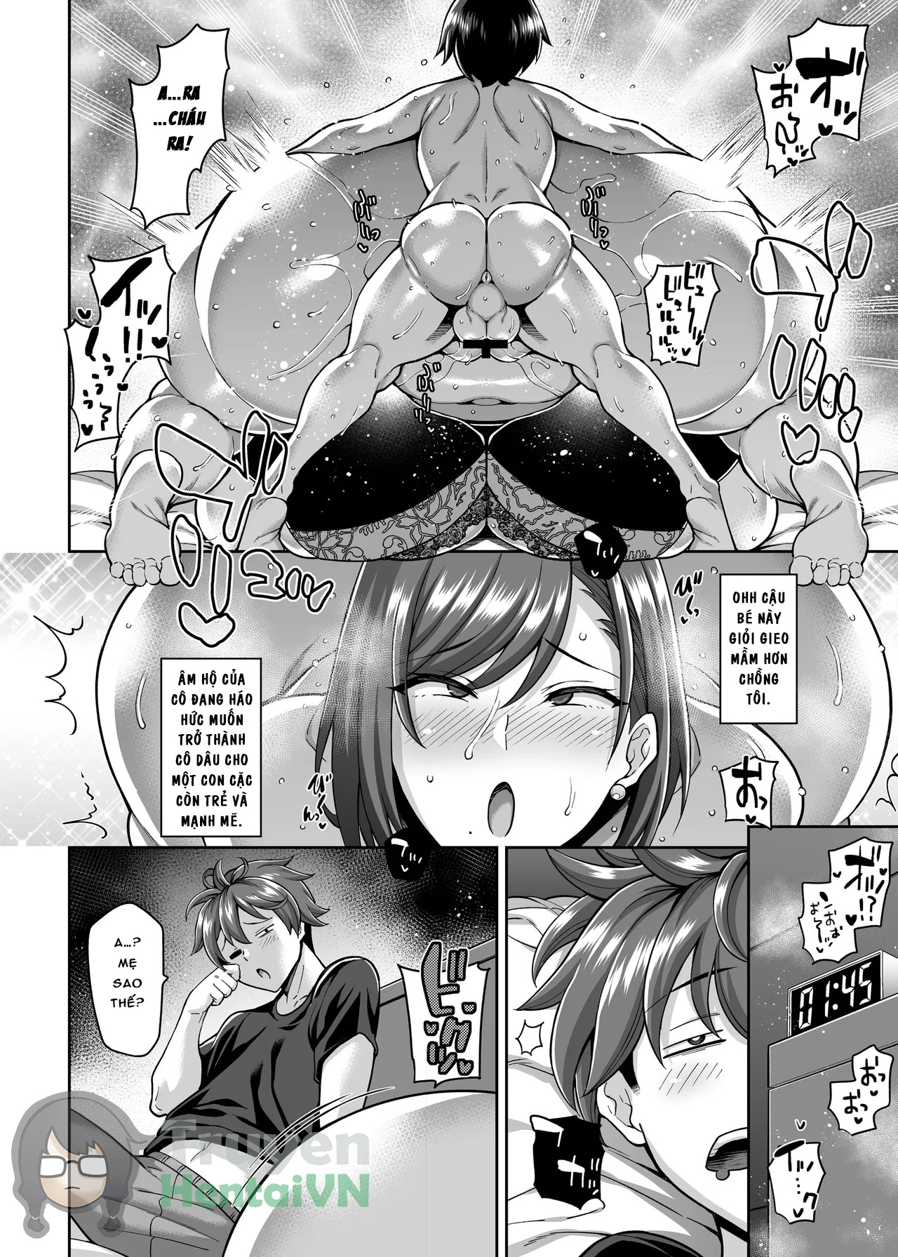 Đọc truyện hentai Tomodachi no Mama to Hame Makuru Boku - Oneshot