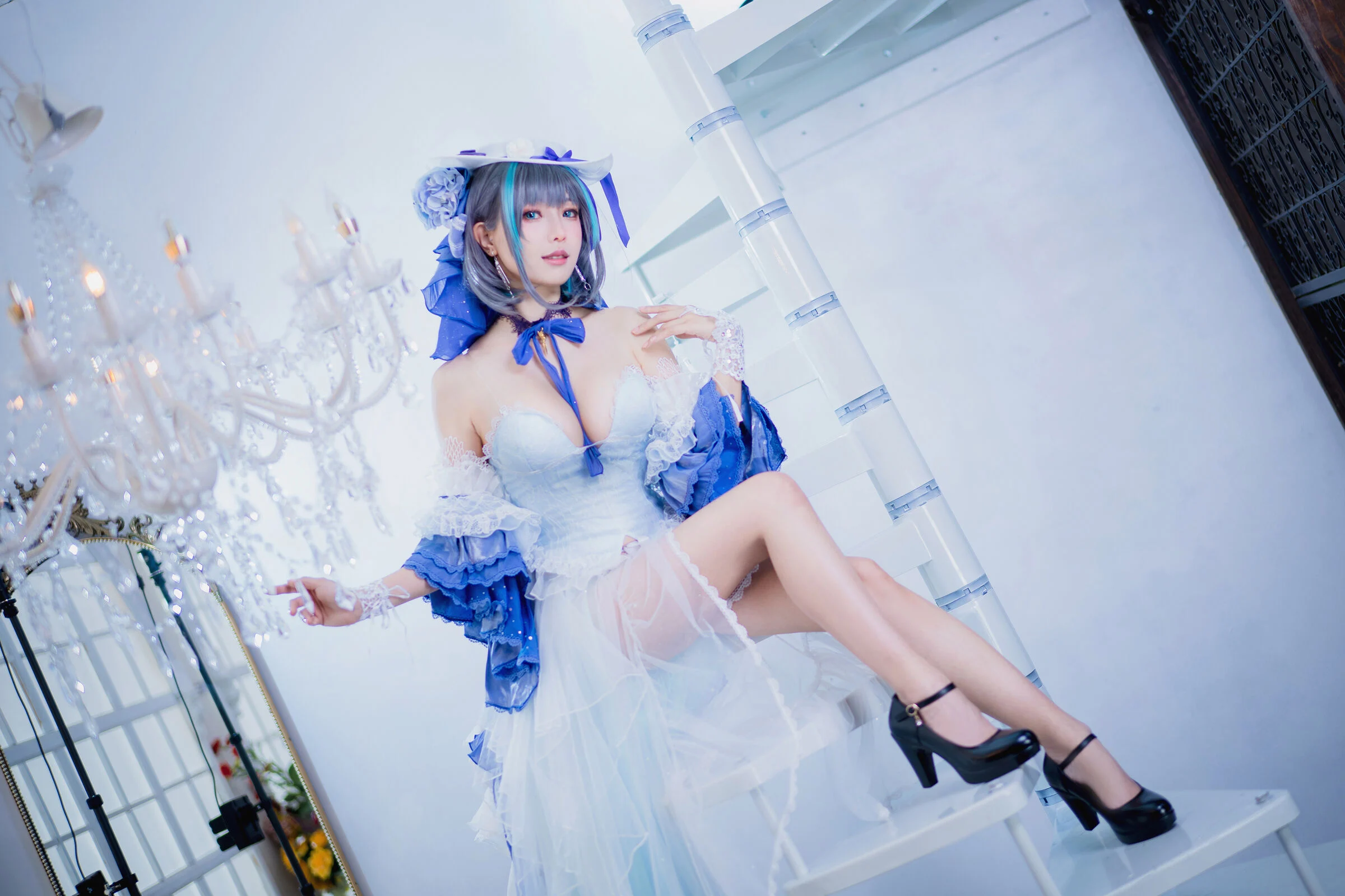 Đọc truyện hentai Tuyển tập Albums siêu phẩm Cosplay - Chap 365 - ely - cheshire dress
