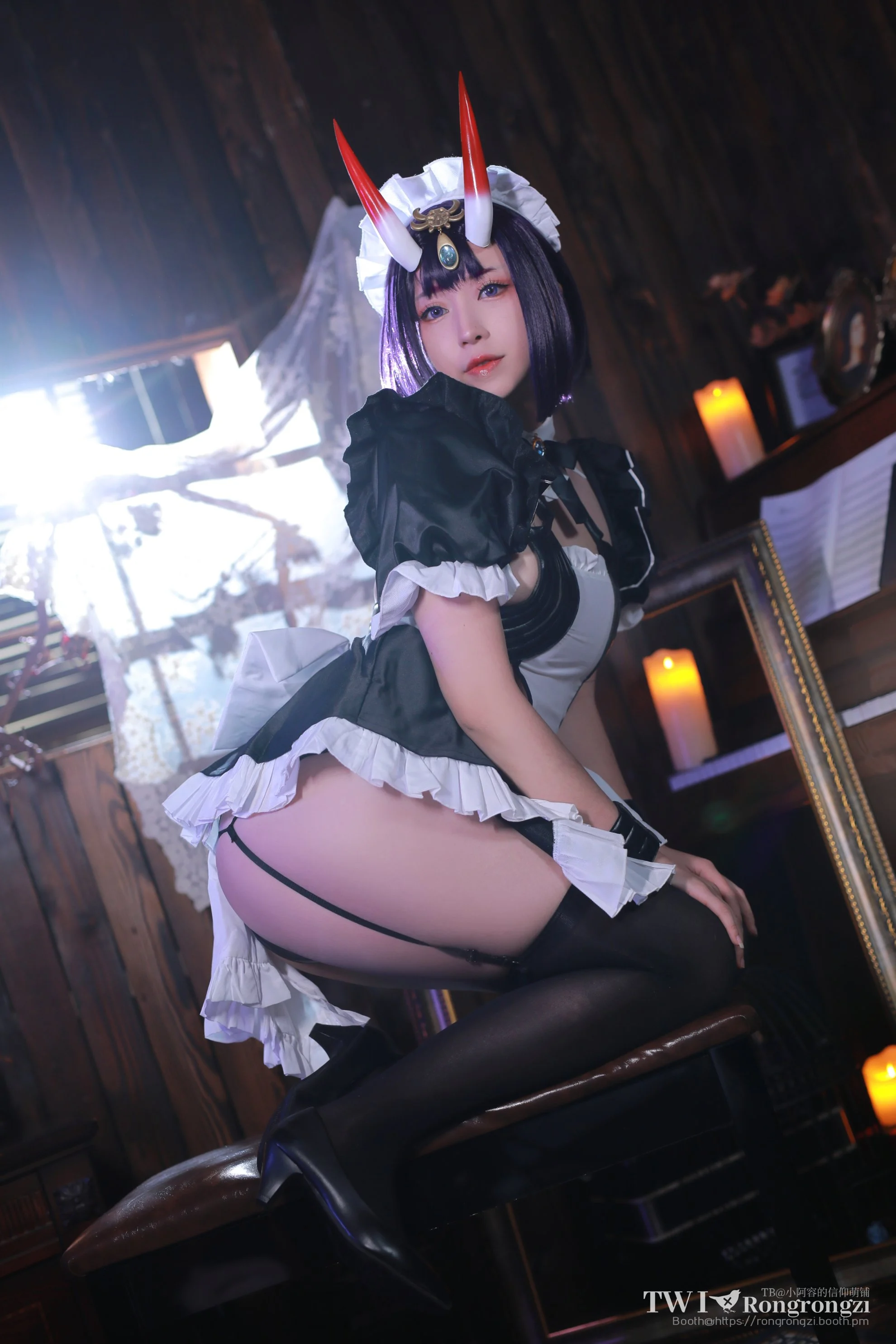 Đọc truyện hentai Tuyển tập Albums siêu phẩm Cosplay - Chap 897 - [Xiao Rongzi Gugugu] Shuten Doushi Maid (Fate Grand Order)