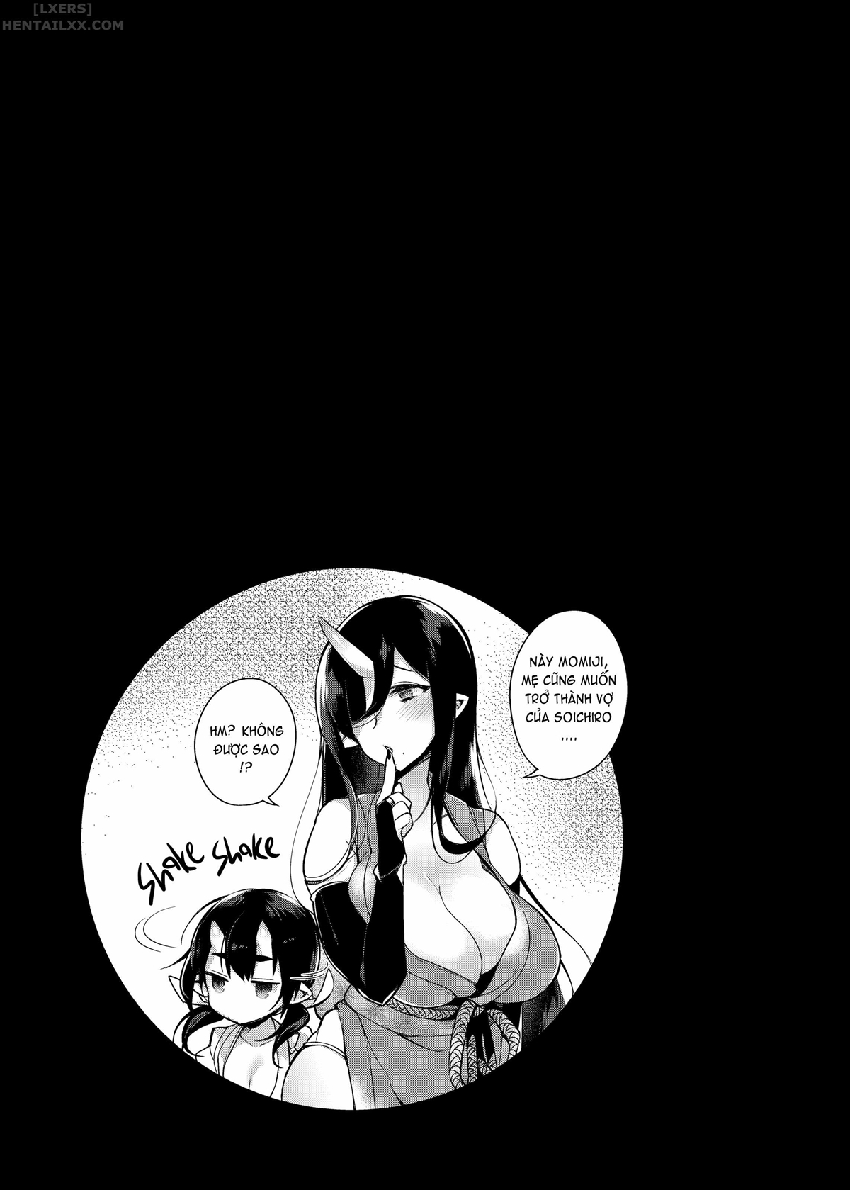 Đọc truyện hentai Hitonarazaru Oyomesama (Trọn bộ) - Chap 2: Mating with Oni - Daughter