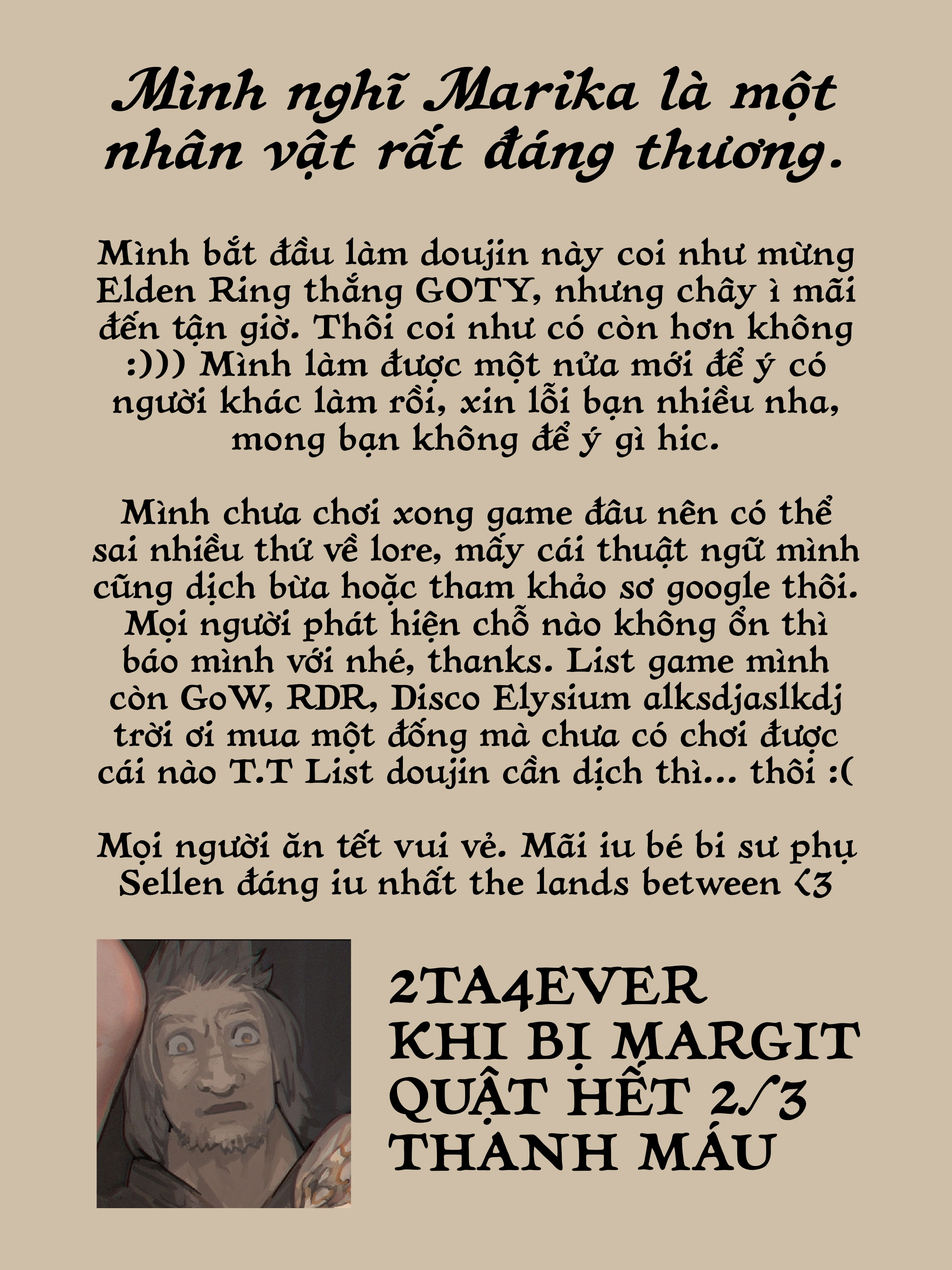 Đọc truyện hentai Hoàng Kim Thụ Lộc ~Dưới chân Erdtree~ - Bú fame nhẫn cỏ