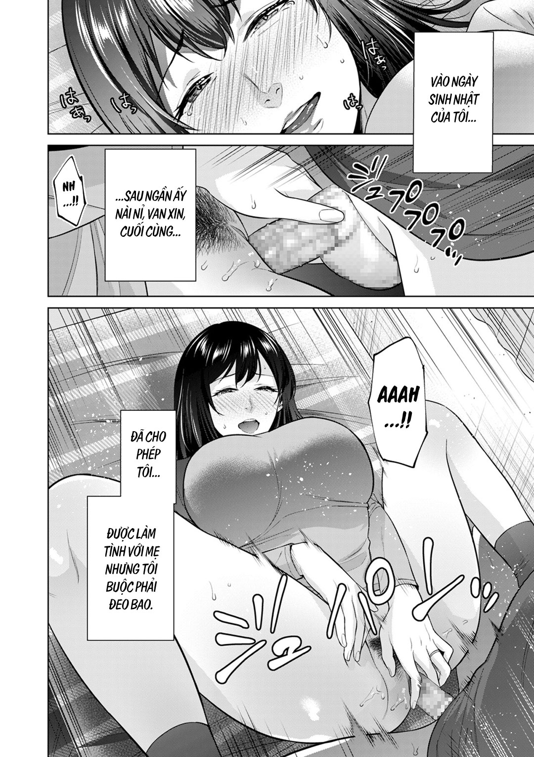 Đọc truyện hentai Lễ cưới bí mật với mẹ! - Oneshot