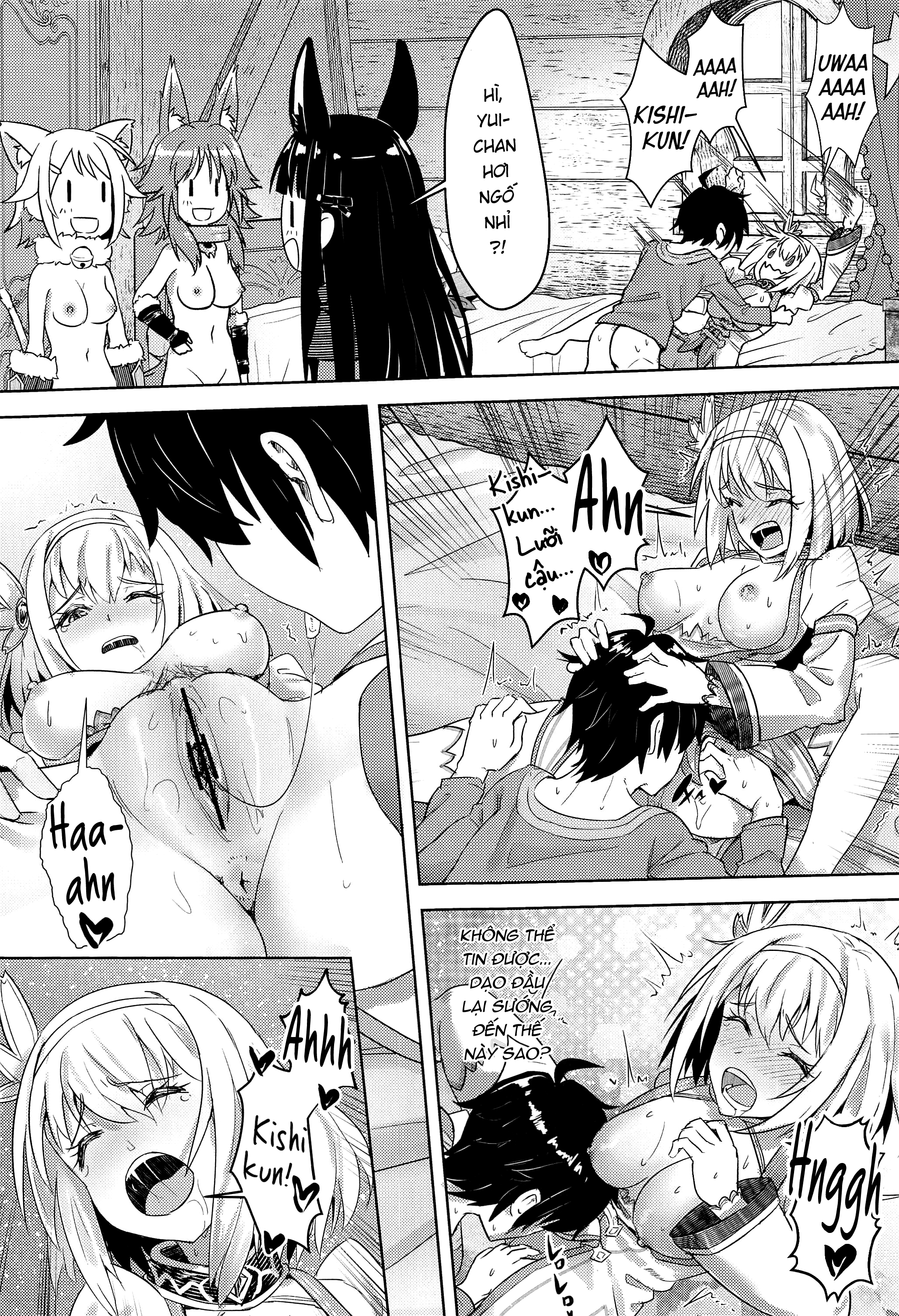 Đọc truyện hentai Yui-chan to Kishi-kun Futarikiri no Hitotoki - Oneshot