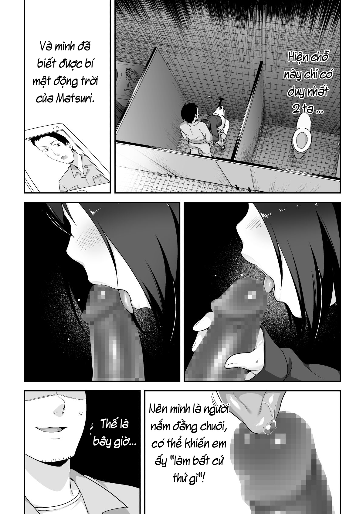 Đọc truyện hentai Anh bảo vệ may mắn và em học sinh xui xẻo. - Chap 2: Tập bú cu.