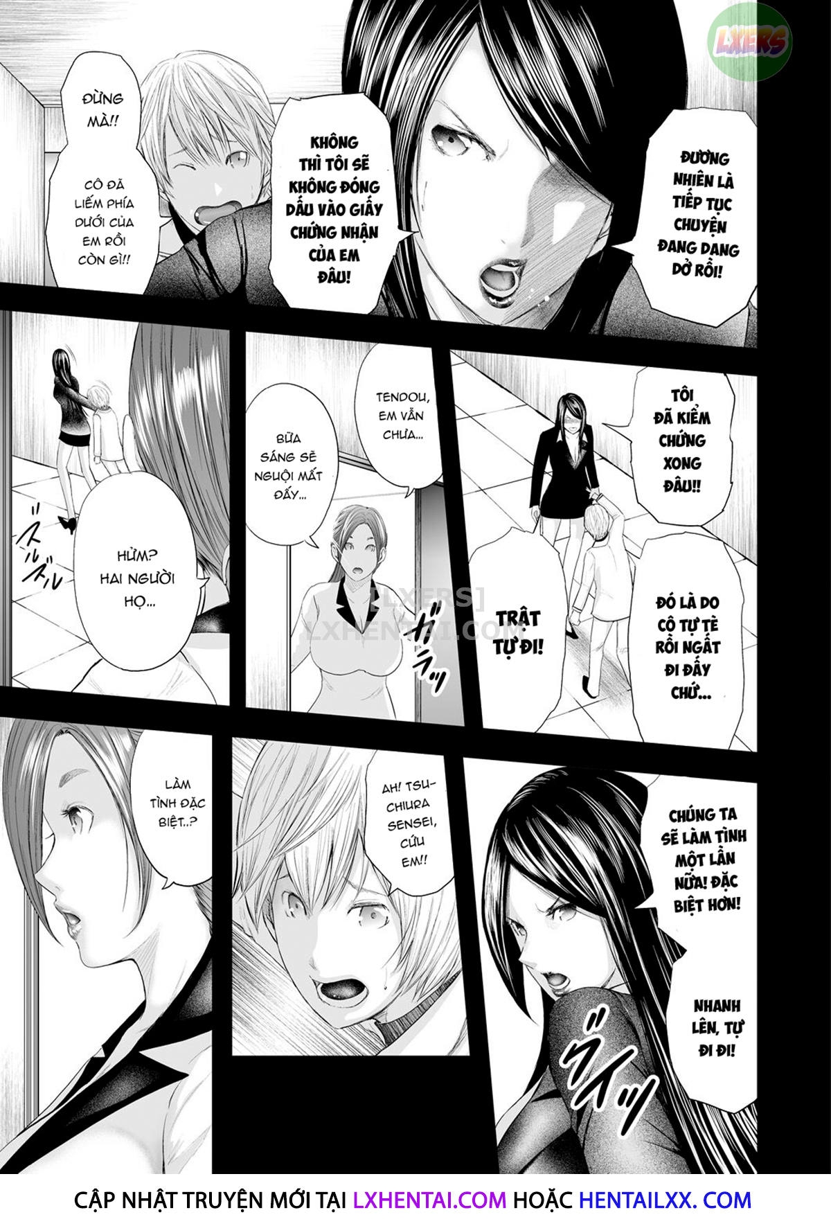 Đọc truyện hentai Jokyoshi Go-nin to Boku 1-ri - Chap 3 - Chơi ba