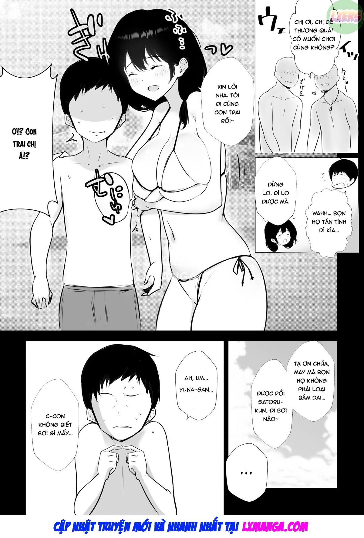 Đọc truyện hentai Mùa hè khi mẹ chồng tôi, người tôi thích đầu tiên, bị mấy gã đàn ông dâm đãng thụ tinh. - Chap 1