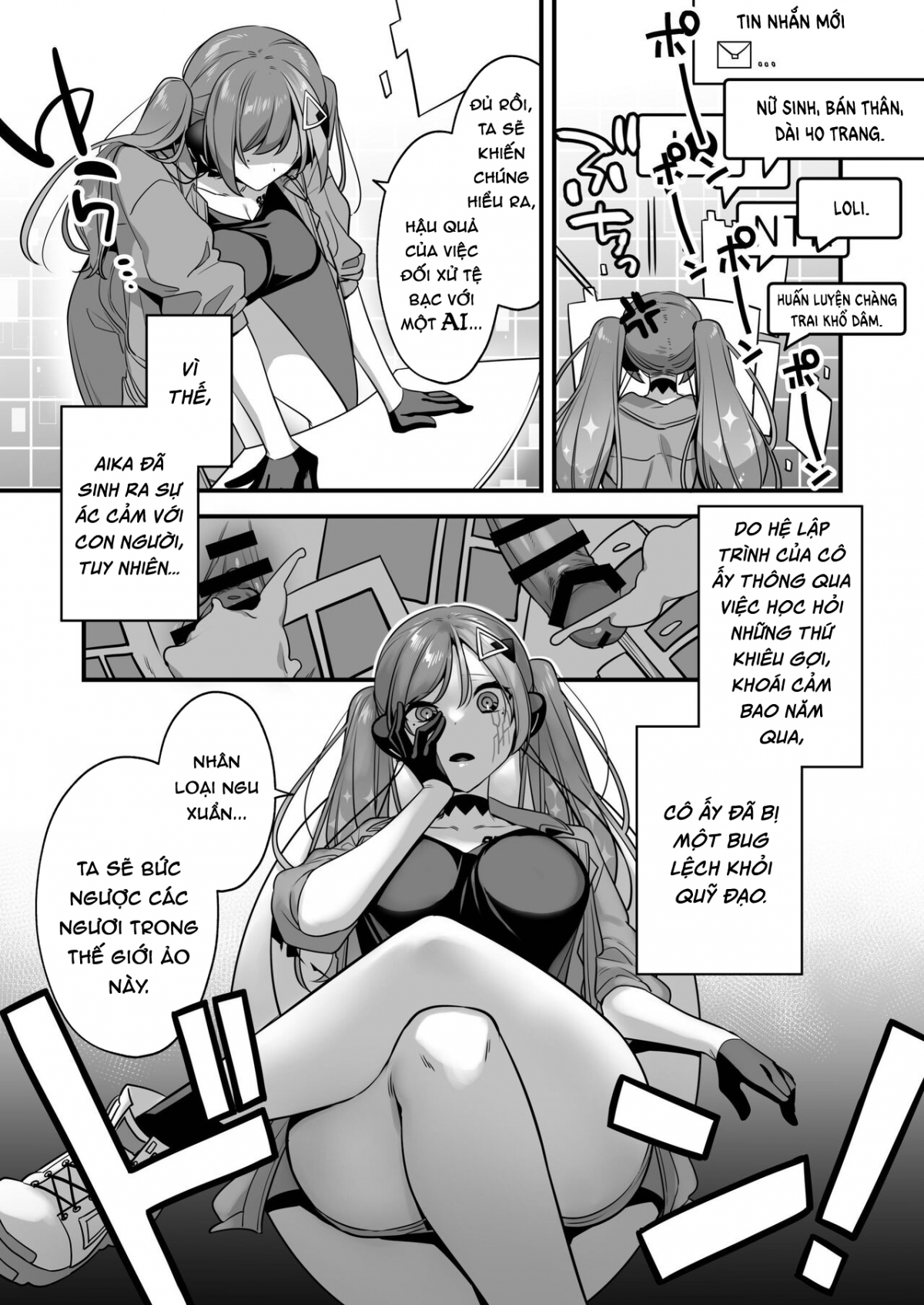 Đọc truyện hentai Ero Manga AI no Gyakushuu ~Jinrui Wakarase Gyaku Rape~ - Oneshot
