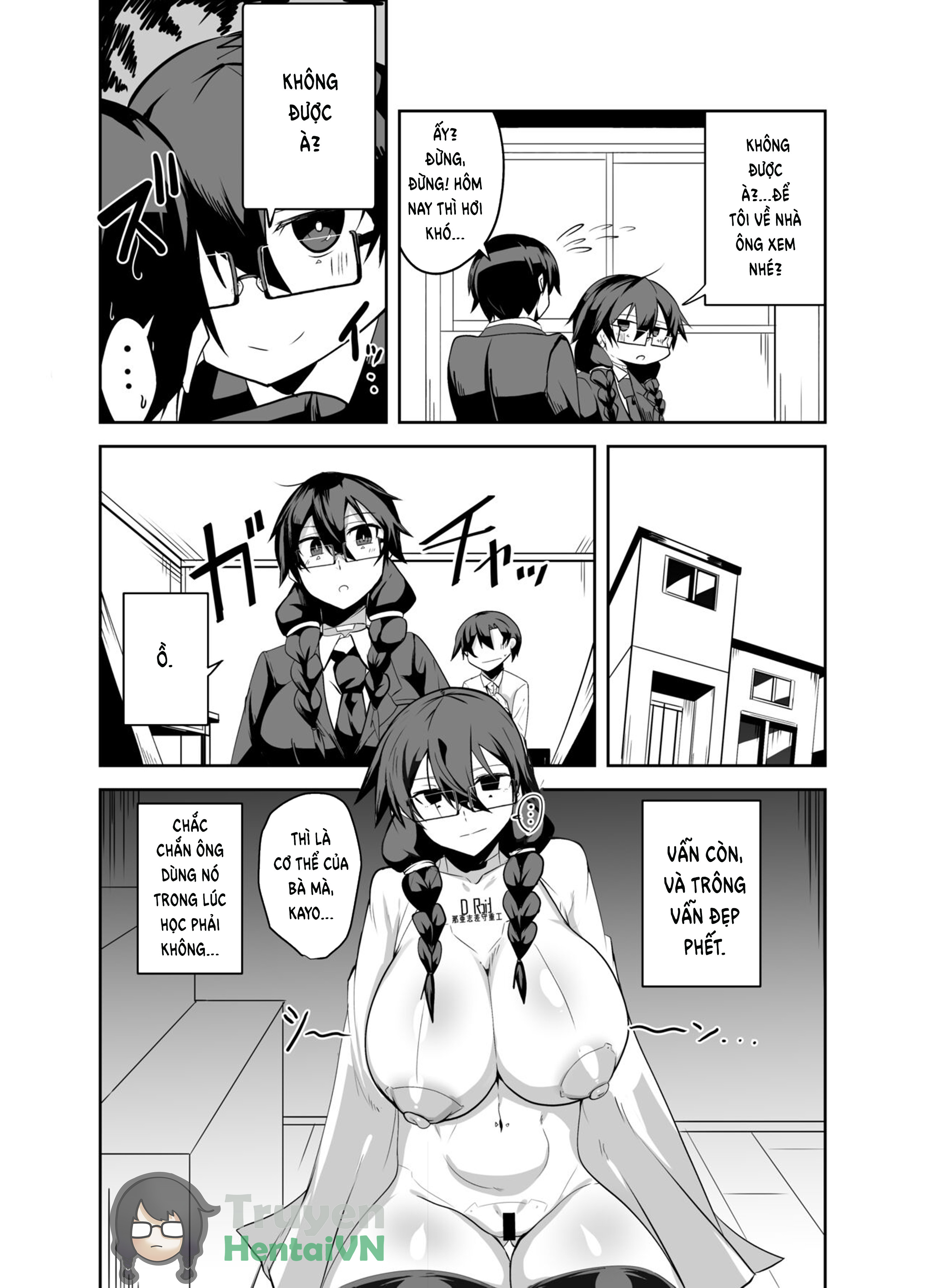 Đọc truyện hentai Android no Osananajimi Tachi to Chitsu Onahoecchi Suru Hanashi - oneshot