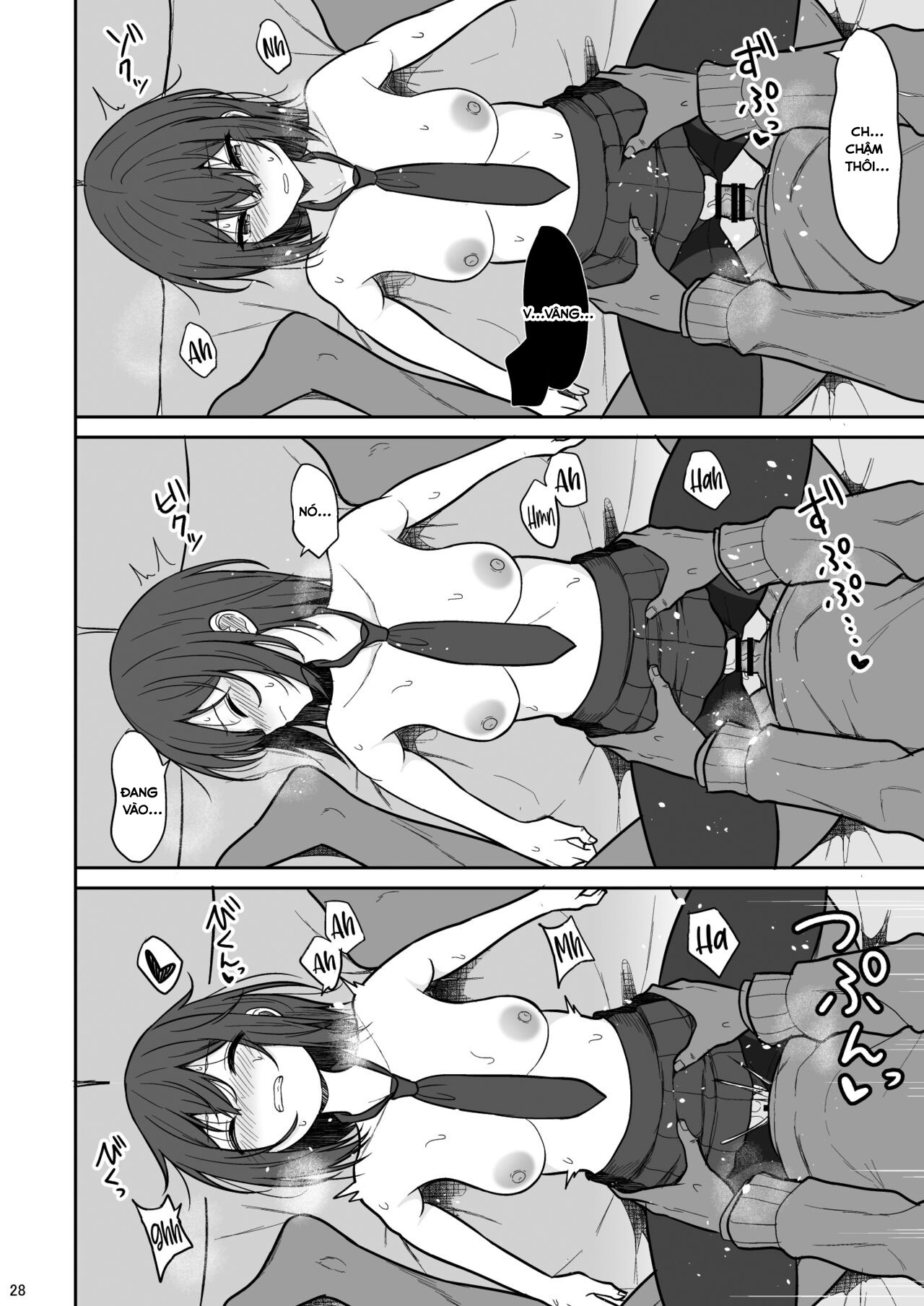 Đọc truyện hentai Tsumetai Senpai ga Mukyoka Nakadashi Sareru made - Oneshot