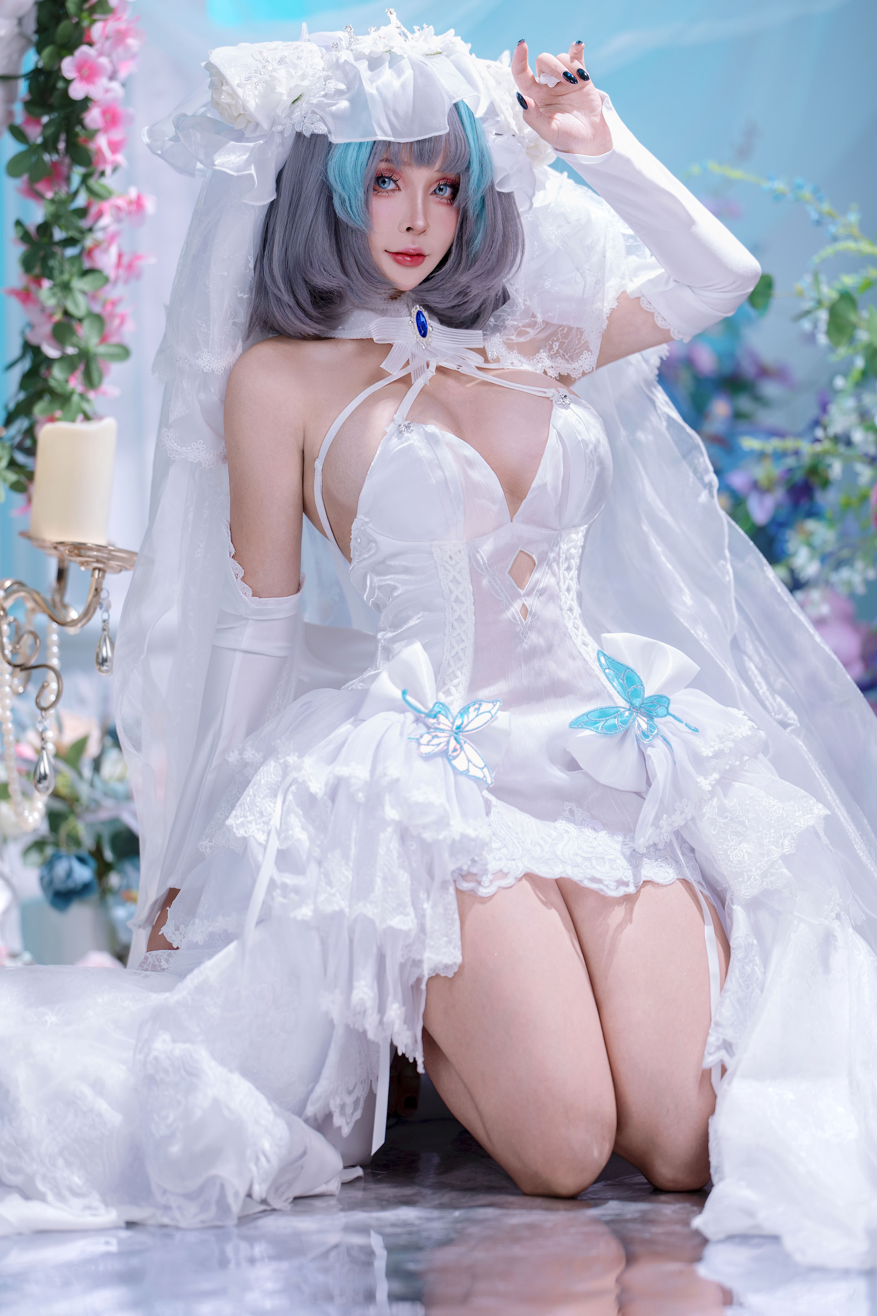 Đọc truyện hentai Tuyển tập Albums siêu phẩm Cosplay - Chap 1416 - Sayo Momo - Bride Cheshire