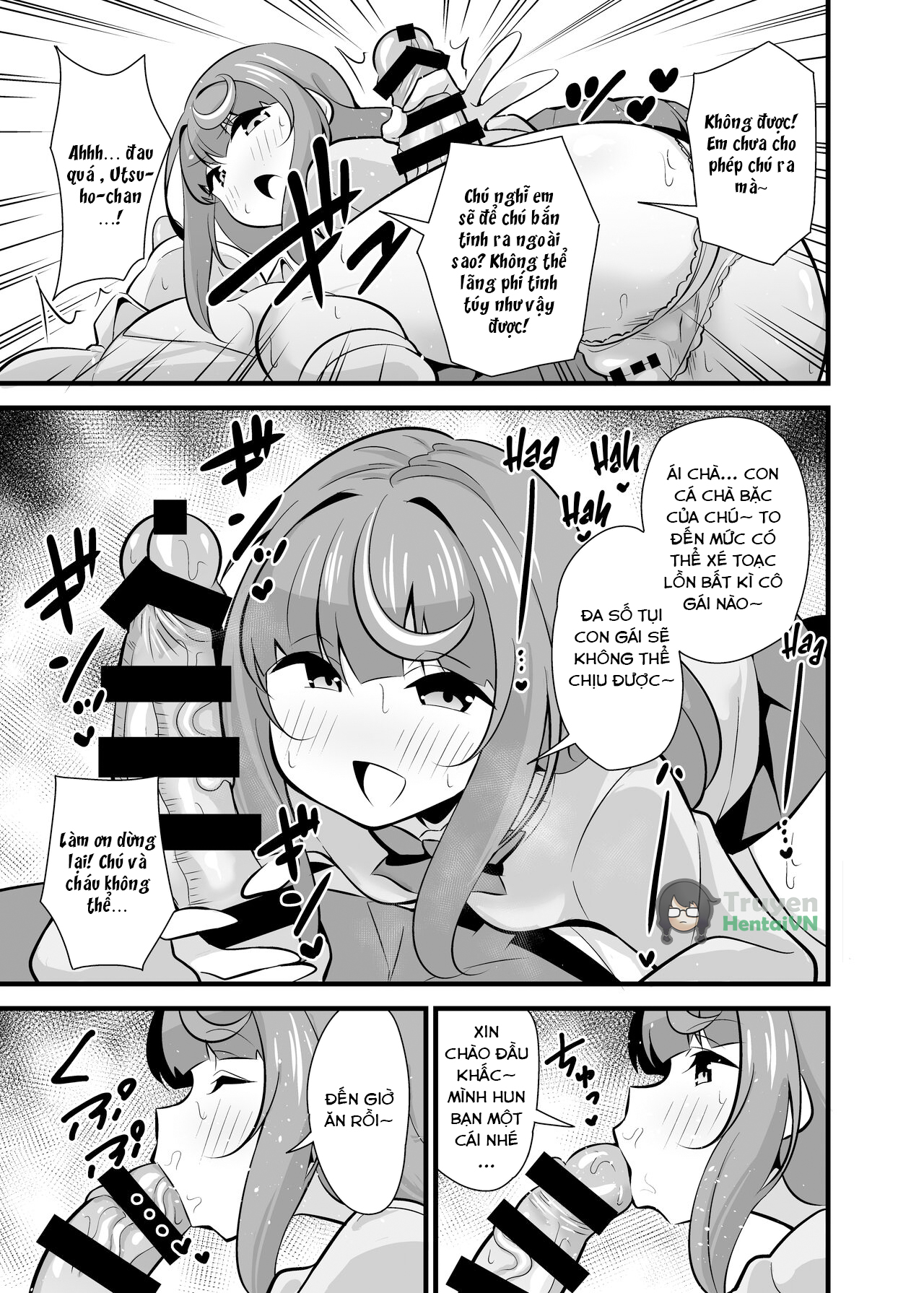 Đọc truyện hentai Oji Saimin 2 Oji-san Fusoku de Hatsujouki ga Tomaranai Meikko no Nonstop Semen Shiboritori Gyaku Rape - Oneshot