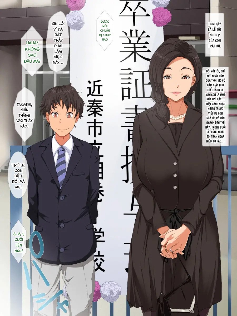 Đọc truyện hentai Musuko no Somatsuna Mono de Manzoku Shite ita Kyonyuu Haha o Okashite Mezame Saseru - Oneshot