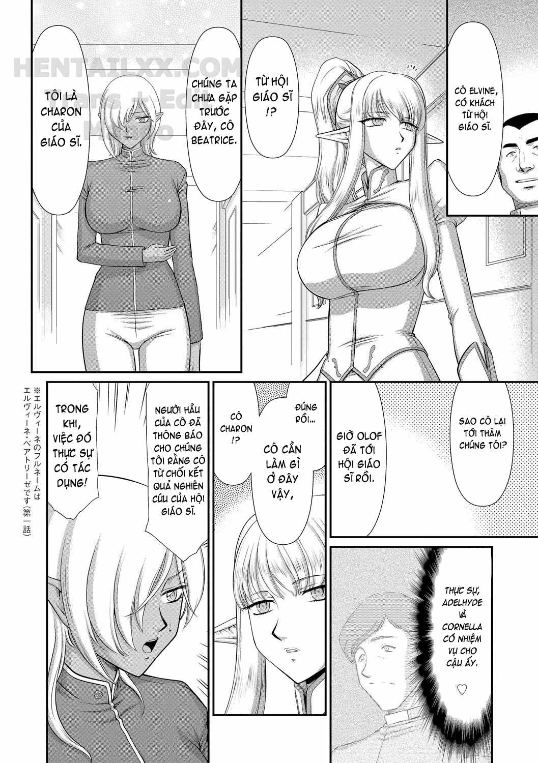 Đọc truyện hentai Inraku No Seijo Elvine - Chap 4