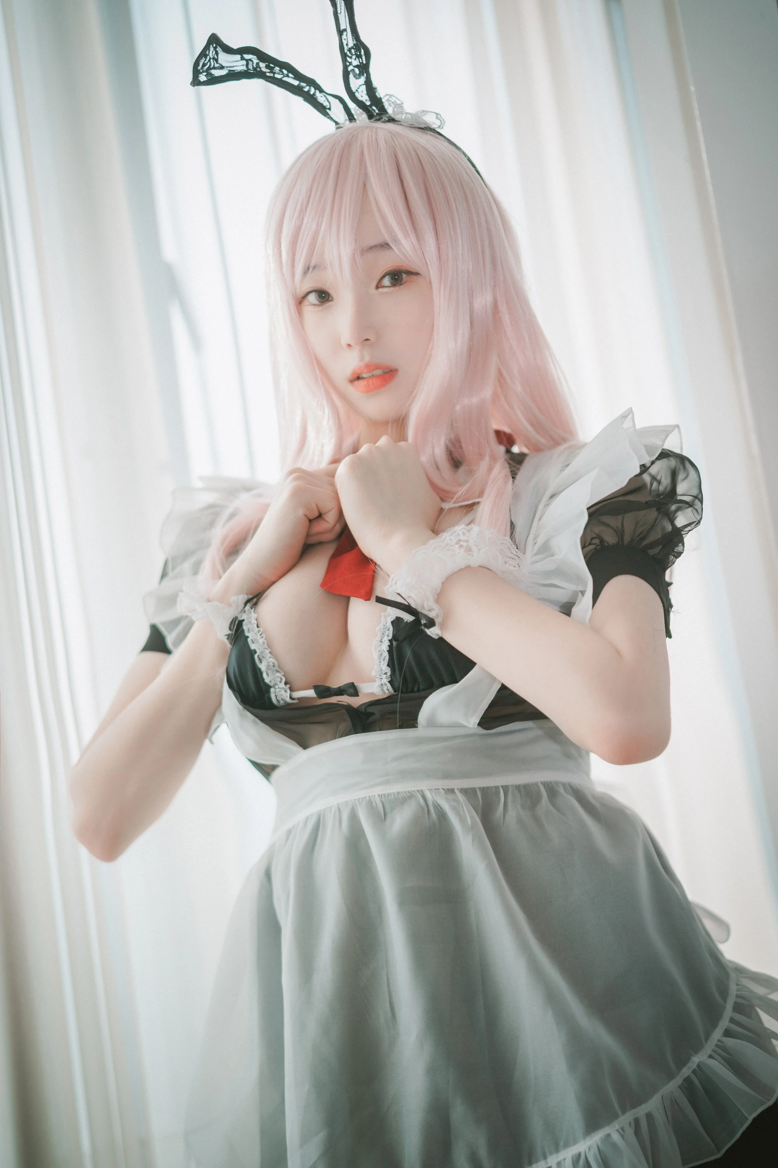 Đọc truyện hentai Tuyển tập Albums siêu phẩm Cosplay - Chap 768 - [DJAWA] Bambi - Sheer Bunny Maid
