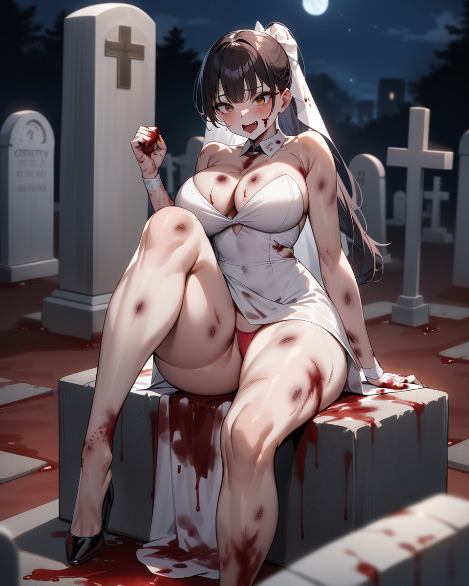 Đọc truyện hentai Tuyển tập Albums Art hentai - Chap 354 - Yamada Anna - Zombie Bride 08